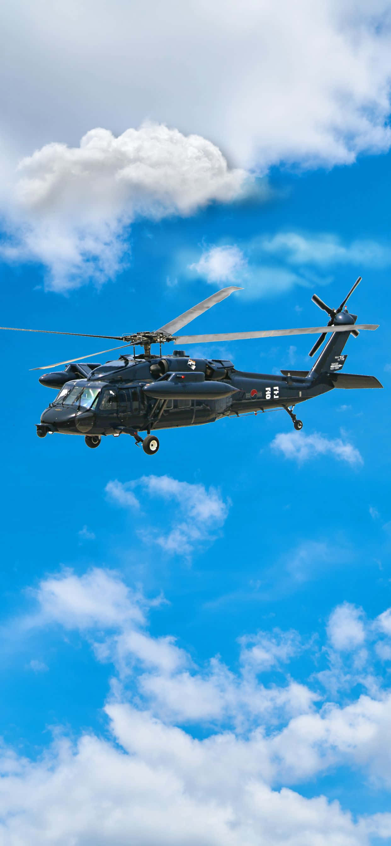 Manatili sa Unahan ng Iba gamit ang iPhone Xs Max Helicopters Wallpaper