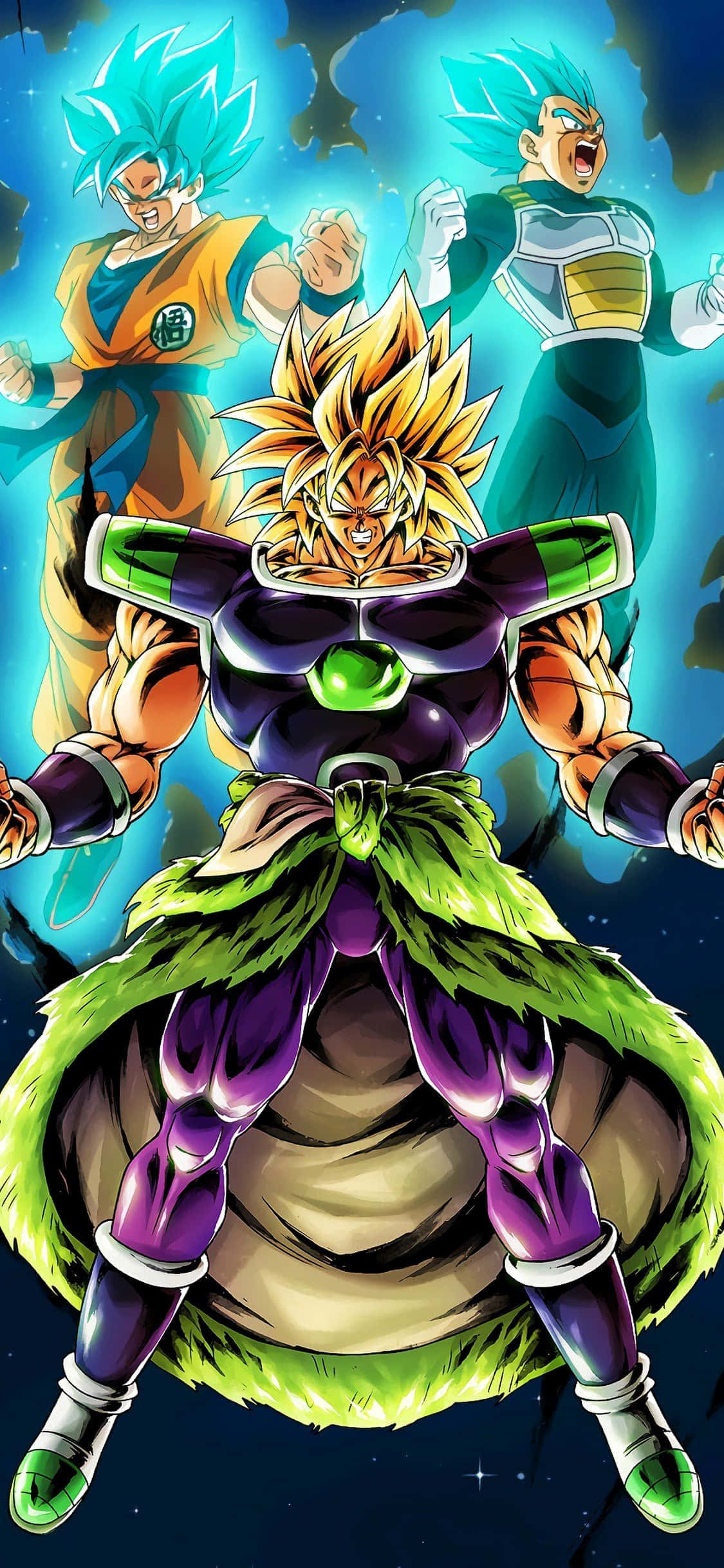 Manatiling naka-konekta gamit ang custom iPhone ni Broly Wallpaper