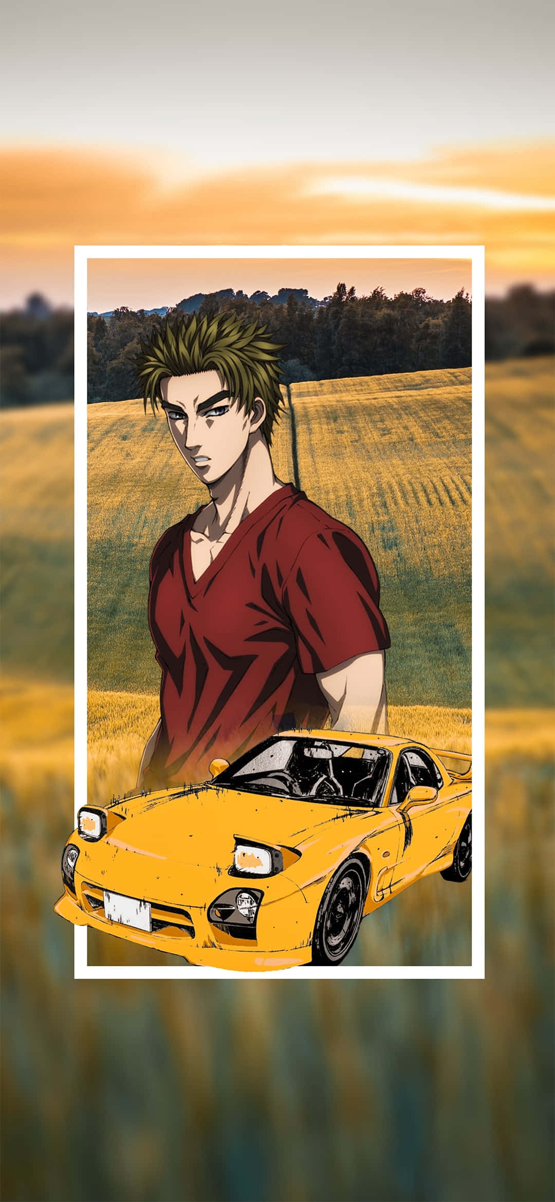 Manatiling Nakatutok para sa Pinakabagong Initial D Phone Wallpaper
