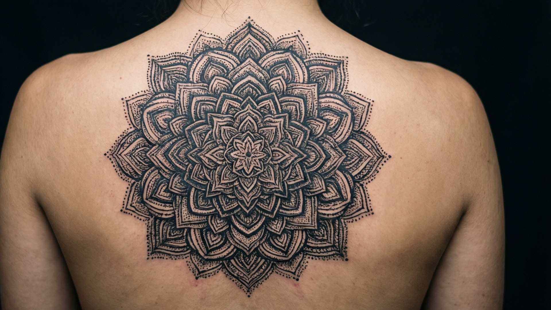 Mandala Back Tattoo Wallpaper