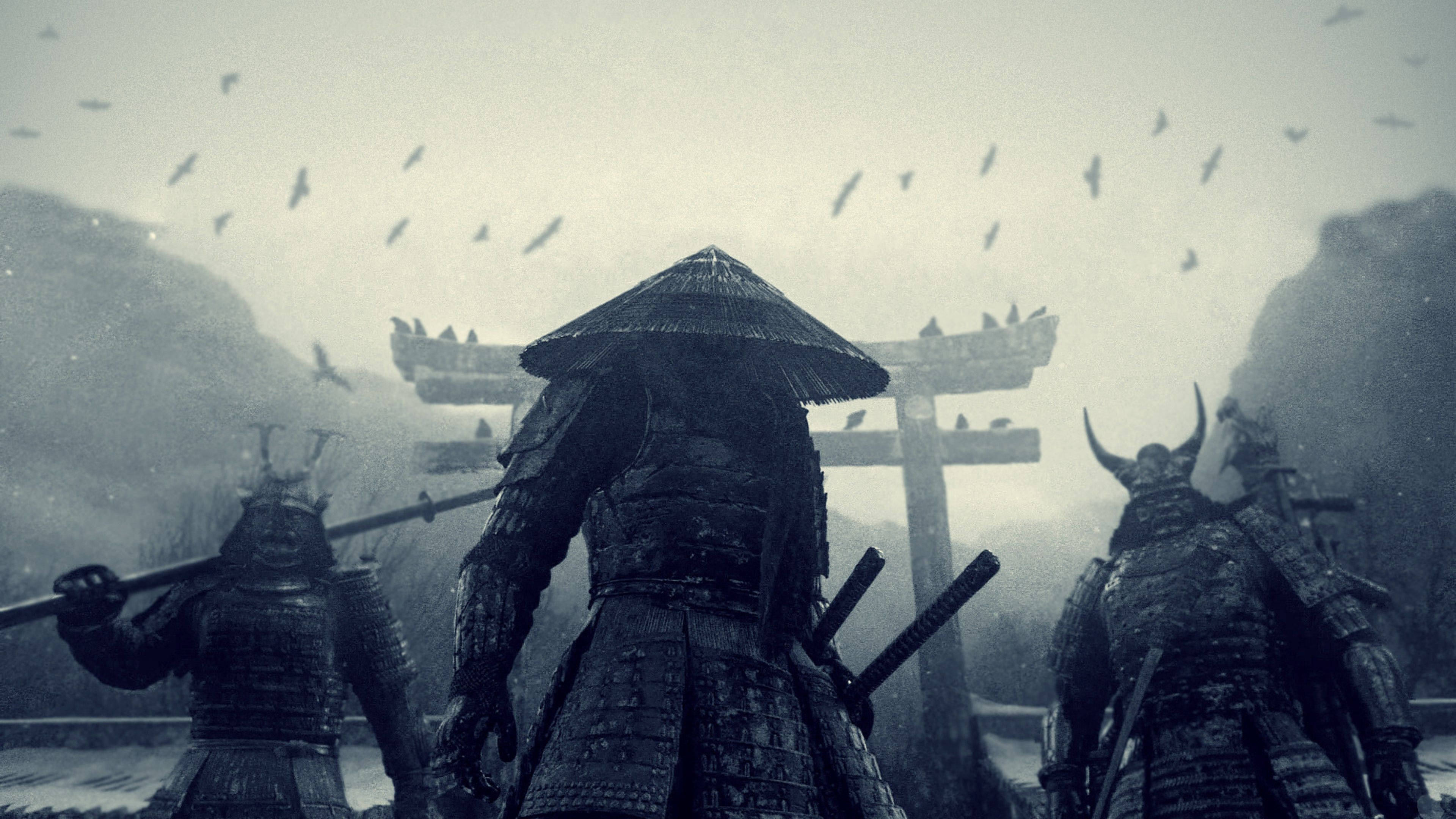 Mandirigmang Samurai ng Hapon Wallpaper