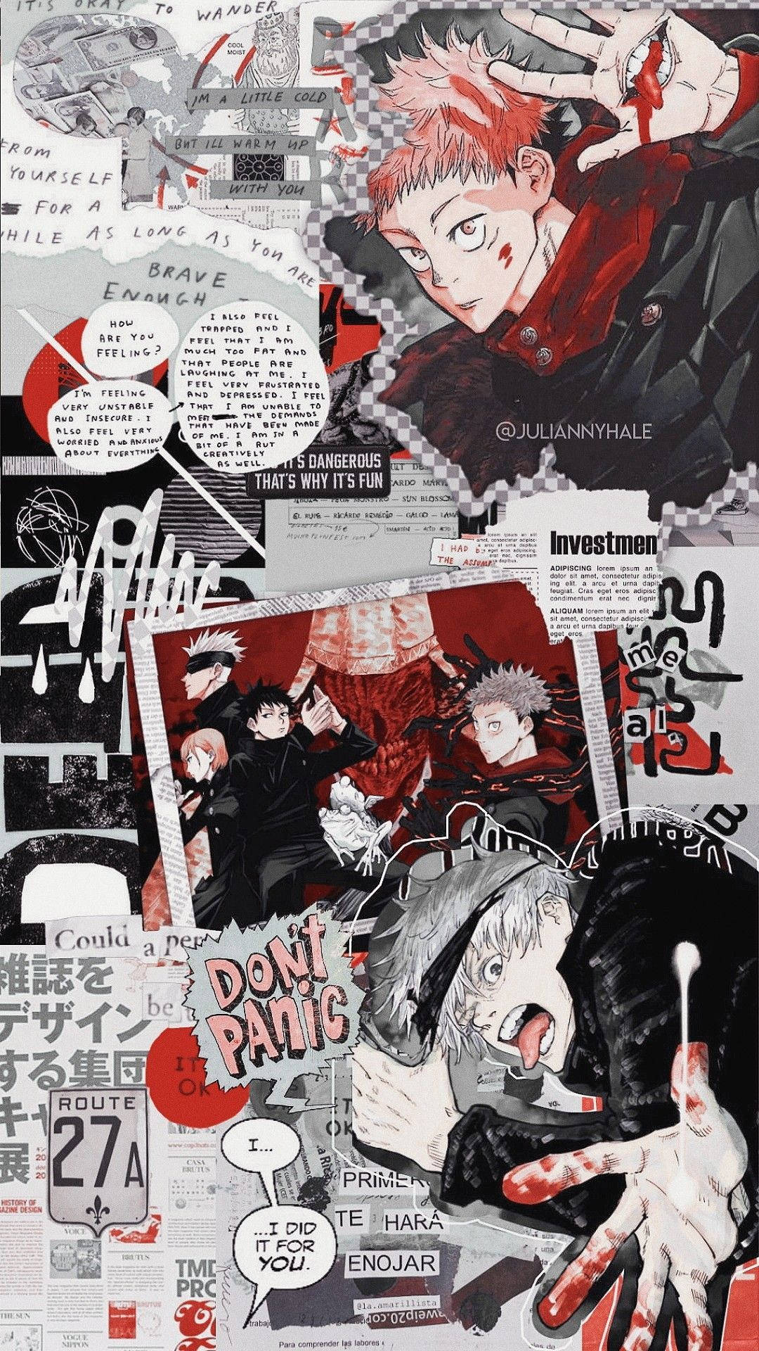 Manga iPhone Jujutsu Kaisen Wallpaper