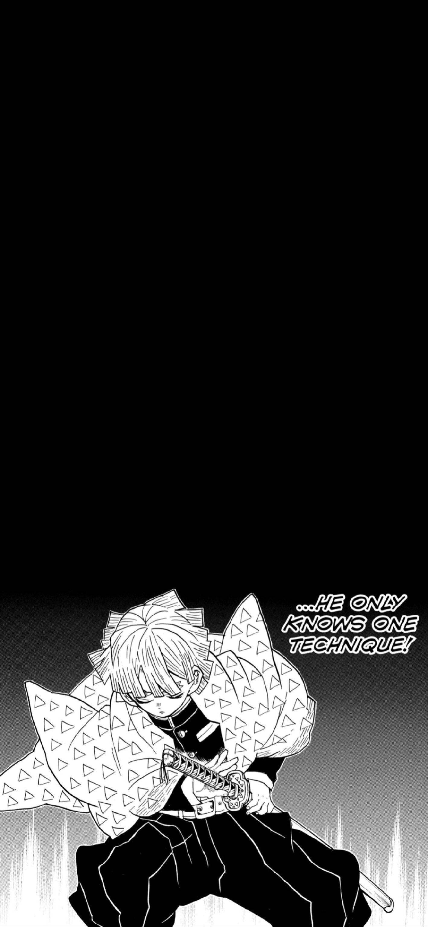 Manga iPhone Zenitsu Agatsuma Wallpaper