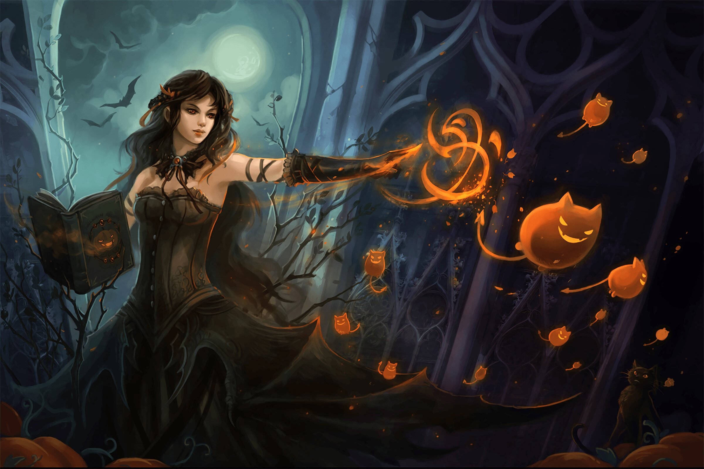 Mangkukulam na Aesthetic Spellcasting Wallpaper