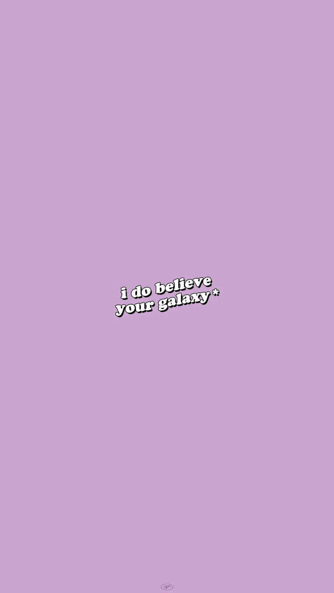 Manindigan sa Iyong Galaxy Aesthetic Words Wallpaper