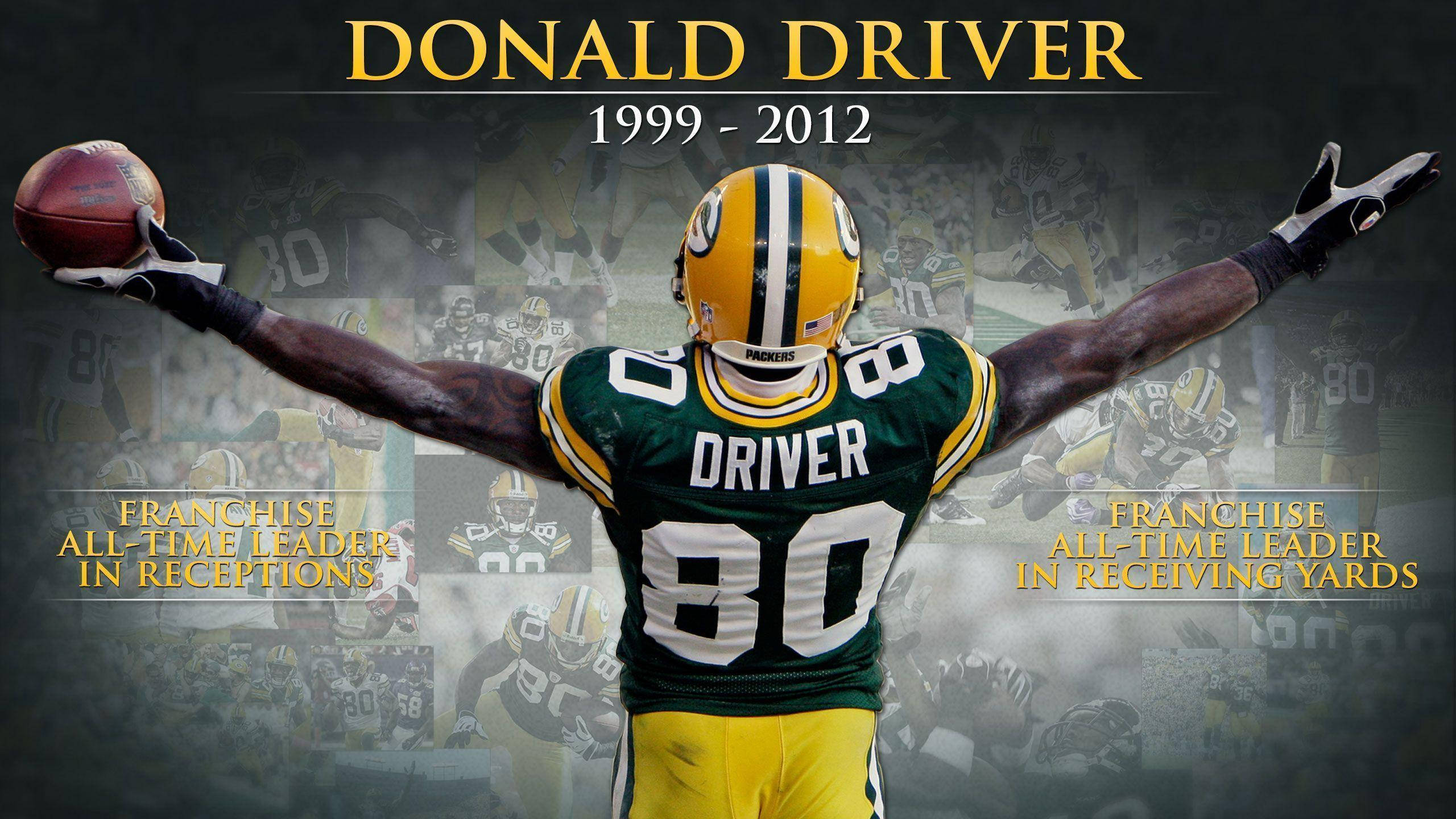Manlalaro ng NFL Football na si Donald Driver Wallpaper