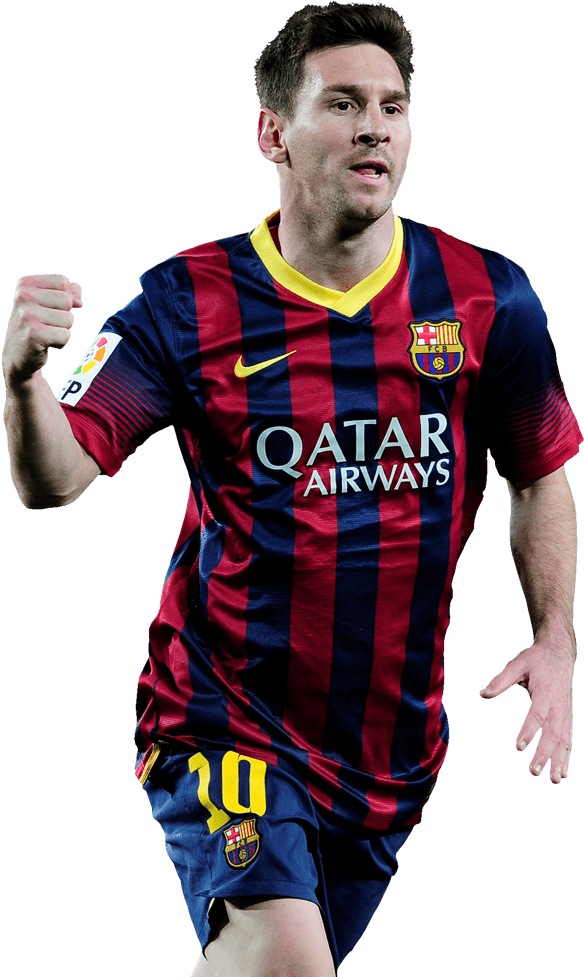 Manlalaro ng Soccer na Kilos, Barcelona Kit Wallpaper