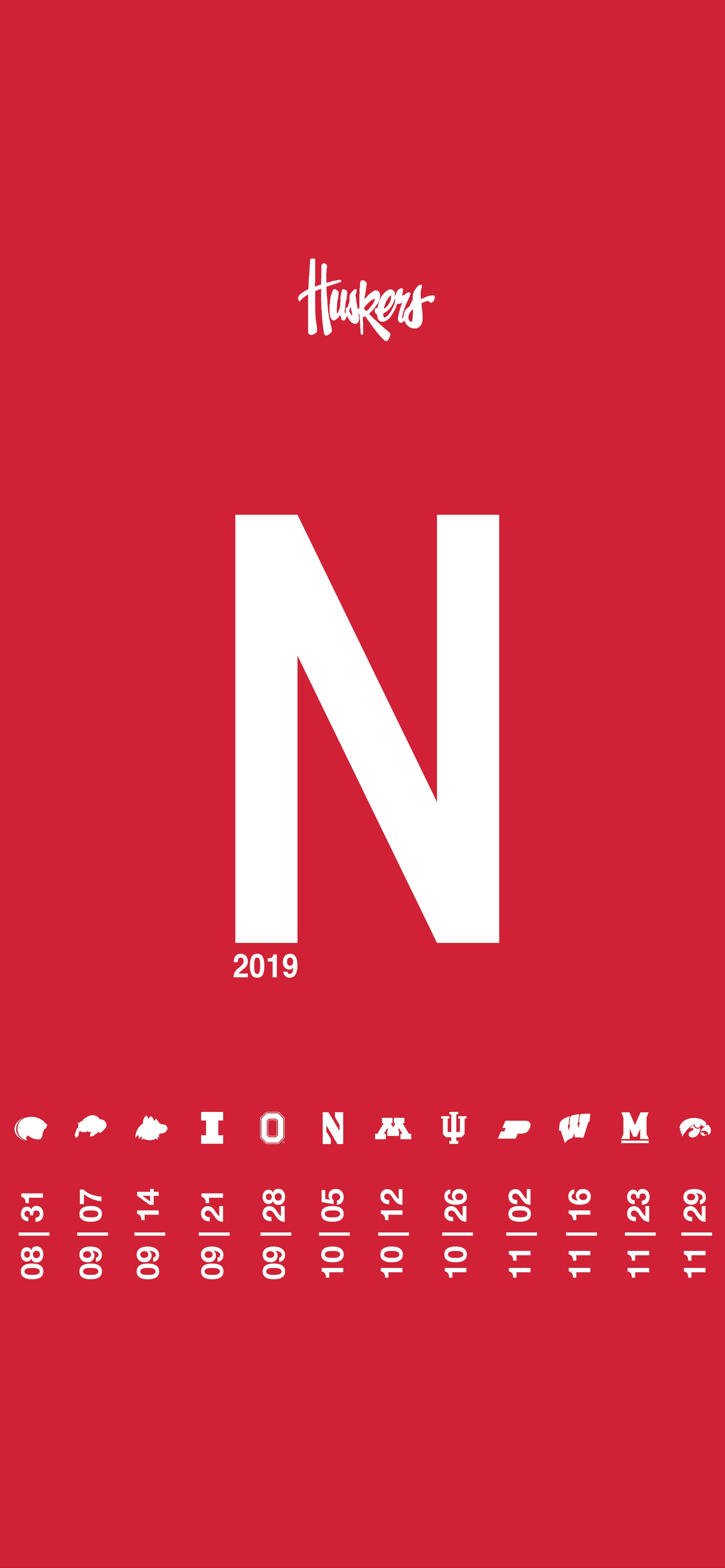 Mapagmamalaking Tagahanga ng Nebraska Huskers Wallpaper
