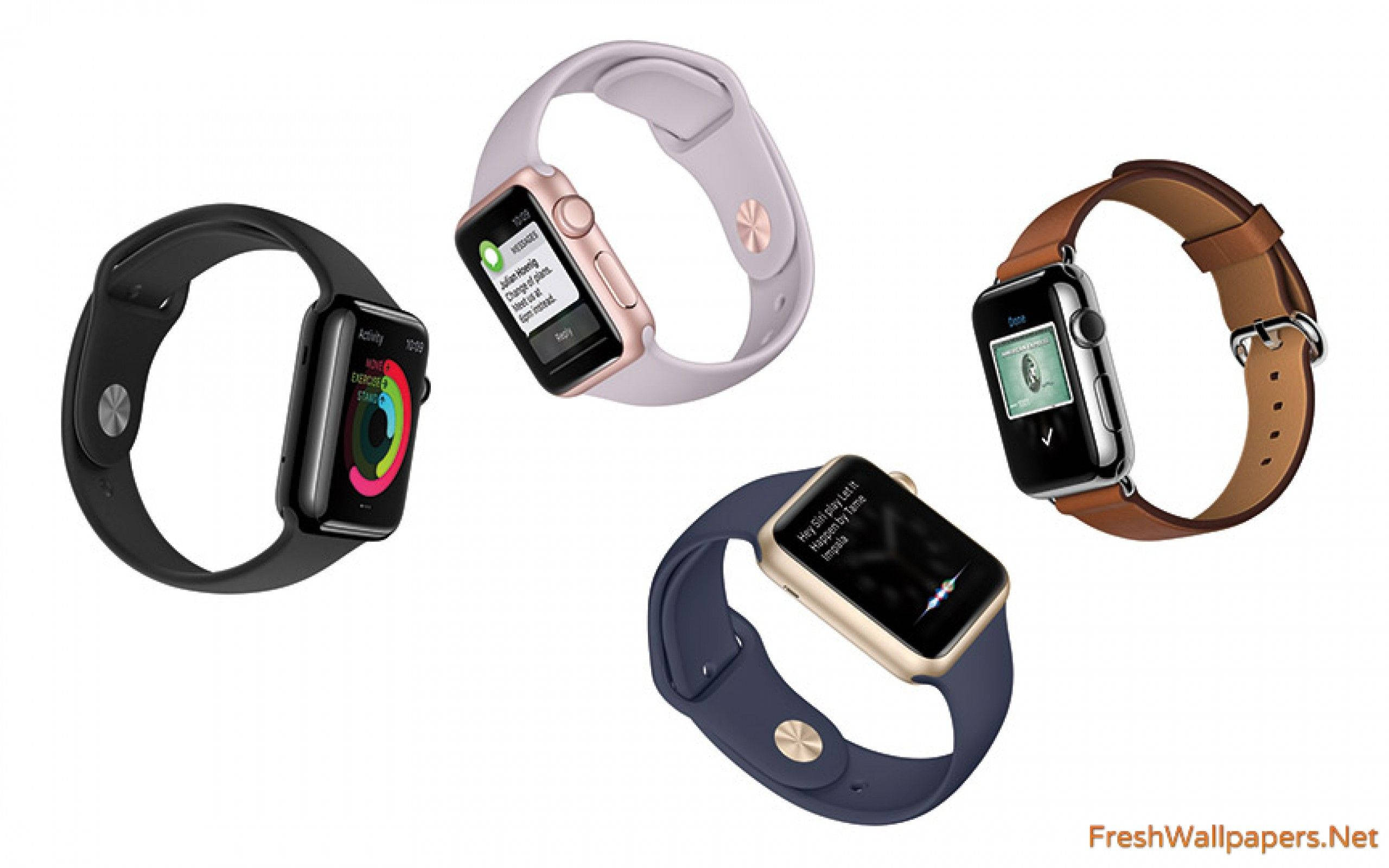 Mapang-akit na Apple Watch sa Display Wallpaper