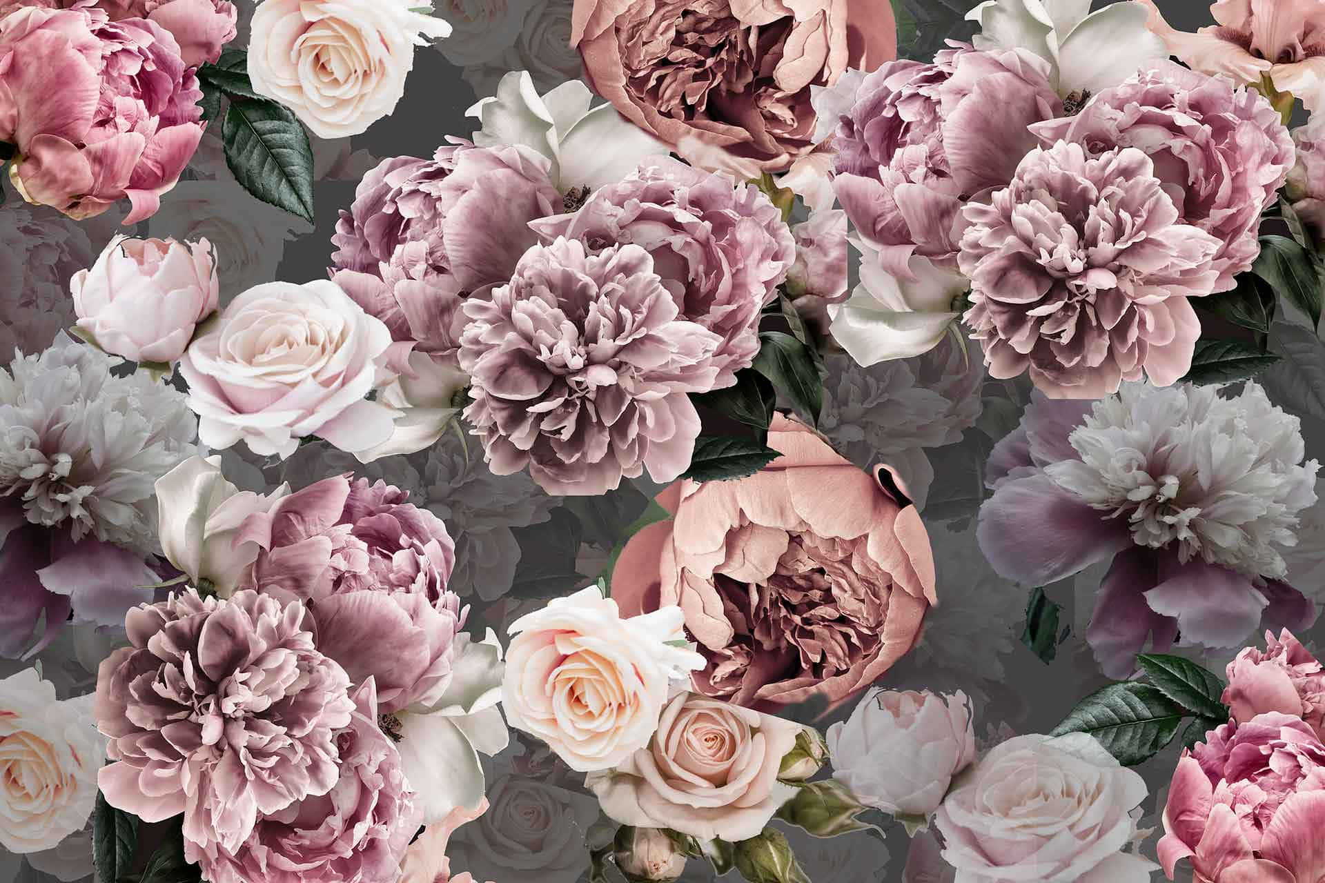Mapang-akit na Madilim na Bulaklak na Background Wallpaper