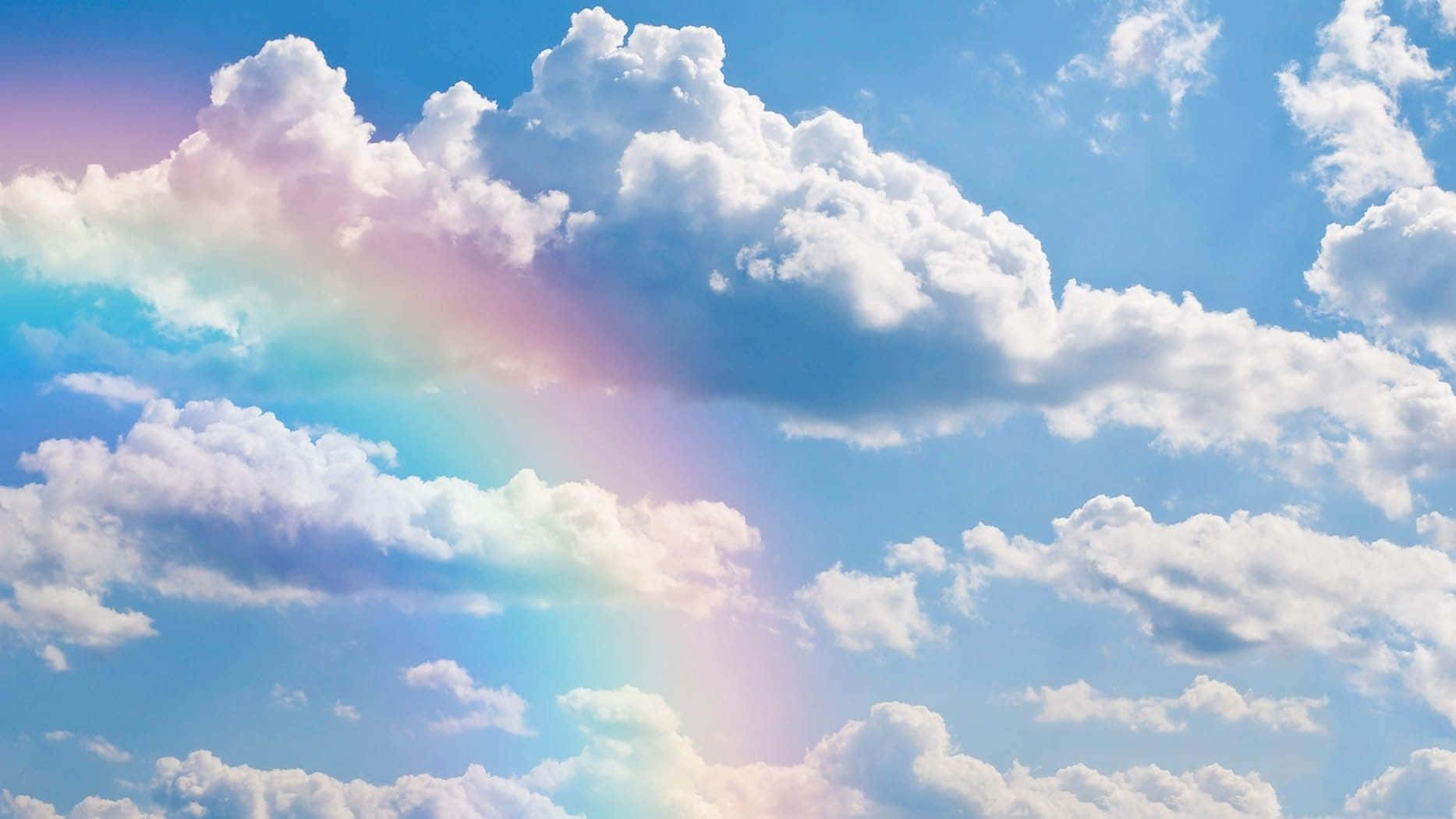 Mapangarap na Aesthetic na Ulap Wallpaper