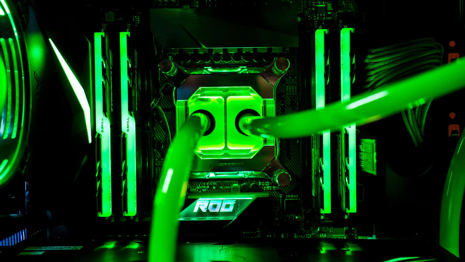 Mapanghaing Neon Green Aesthetic Background Wallpaper