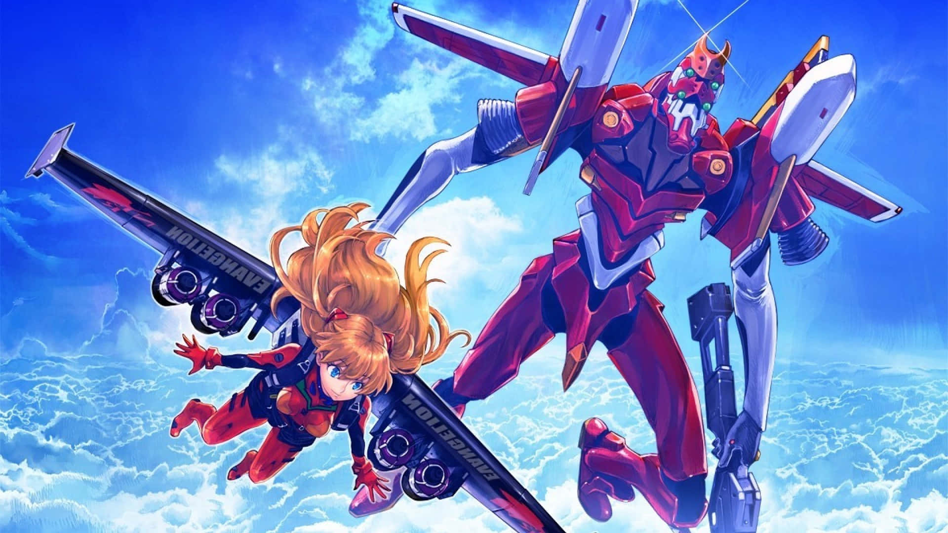Maramdaman ang kapanapanabik na mundo ng pagtuklas at paggalugad sa Neon Genesis Evangelion. Wallpaper