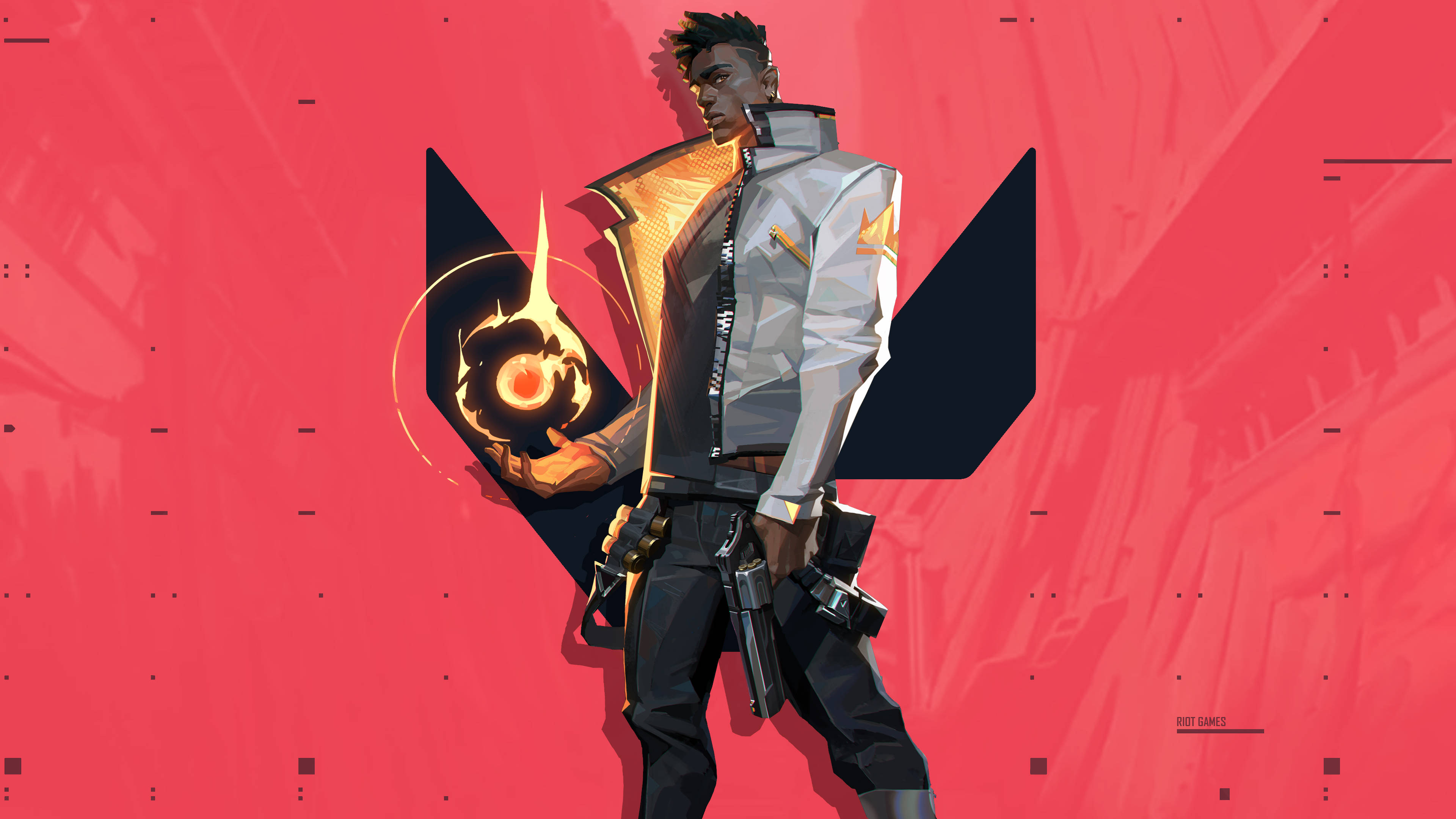 Maramdaman ang kapangyarihan ng flare ni Phoenix - Valorant Wallpaper
