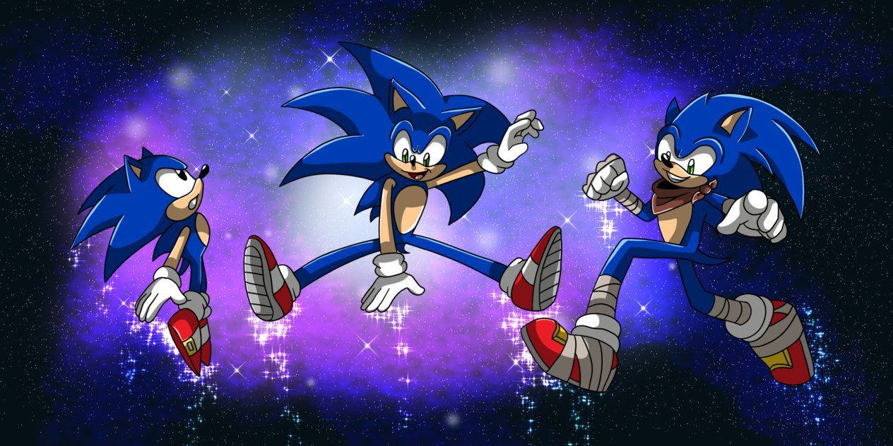 Maramdaman ang sukdulang pakikipagsapalaran kasama ang Tatlong Yugto ni Sonic. Wallpaper