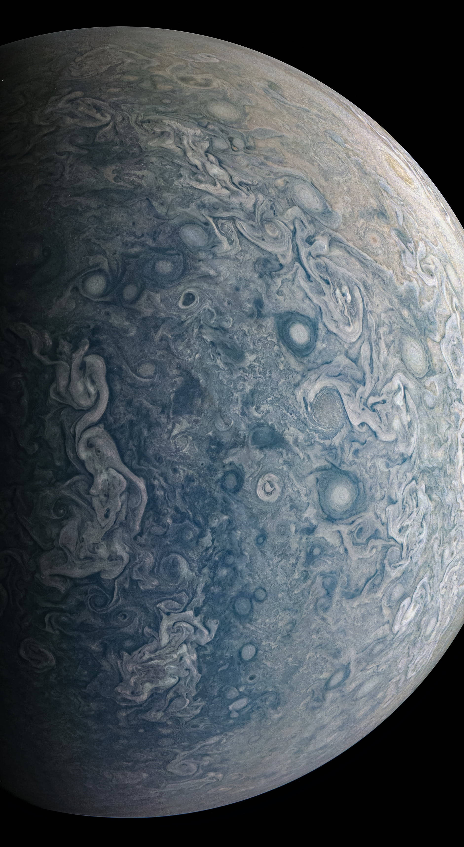 Maraming Bagyo sa Jupiter para sa iPhone mula sa NASA Wallpaper