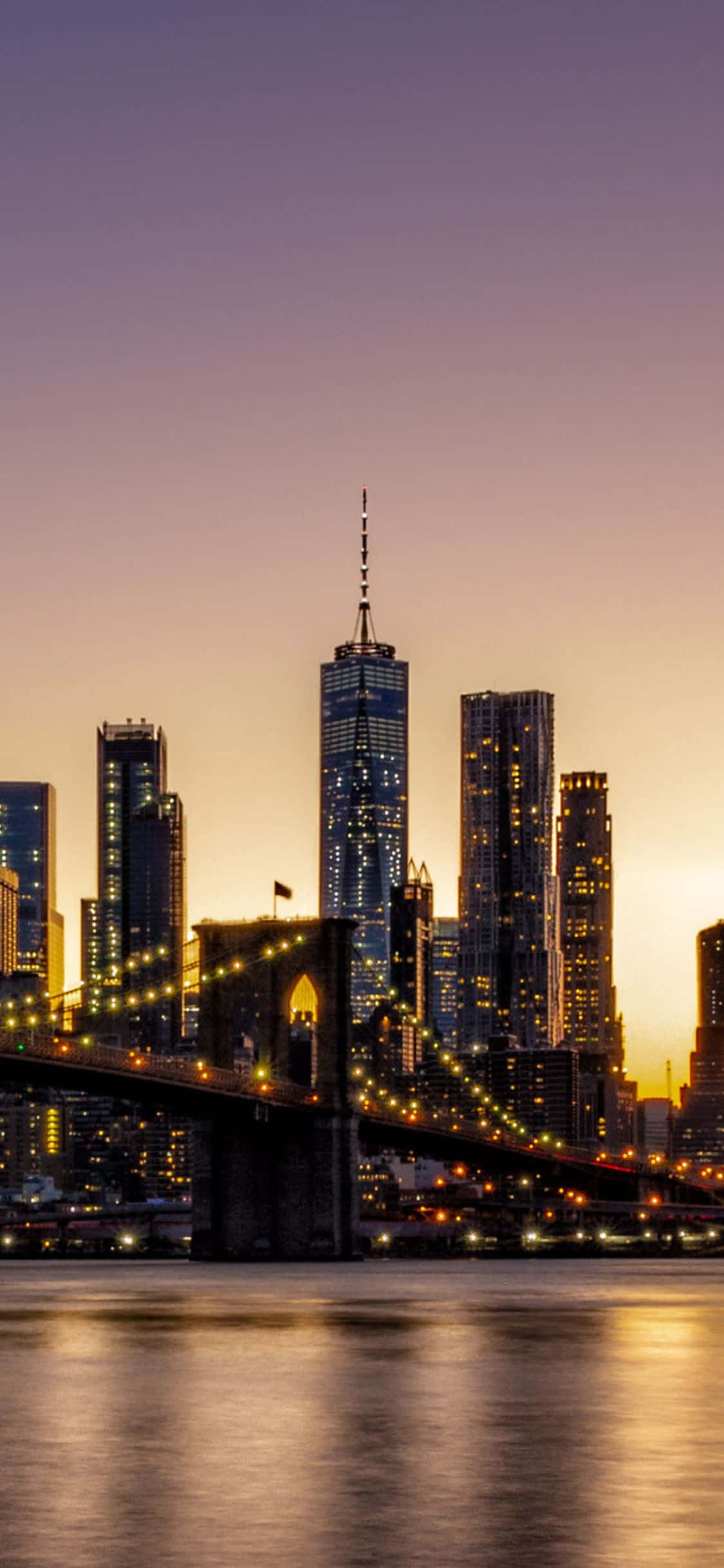 "Eksperiyensihin ang kagandahan ng Big Apple gamit ang bagong iPhone Xs" Wallpaper