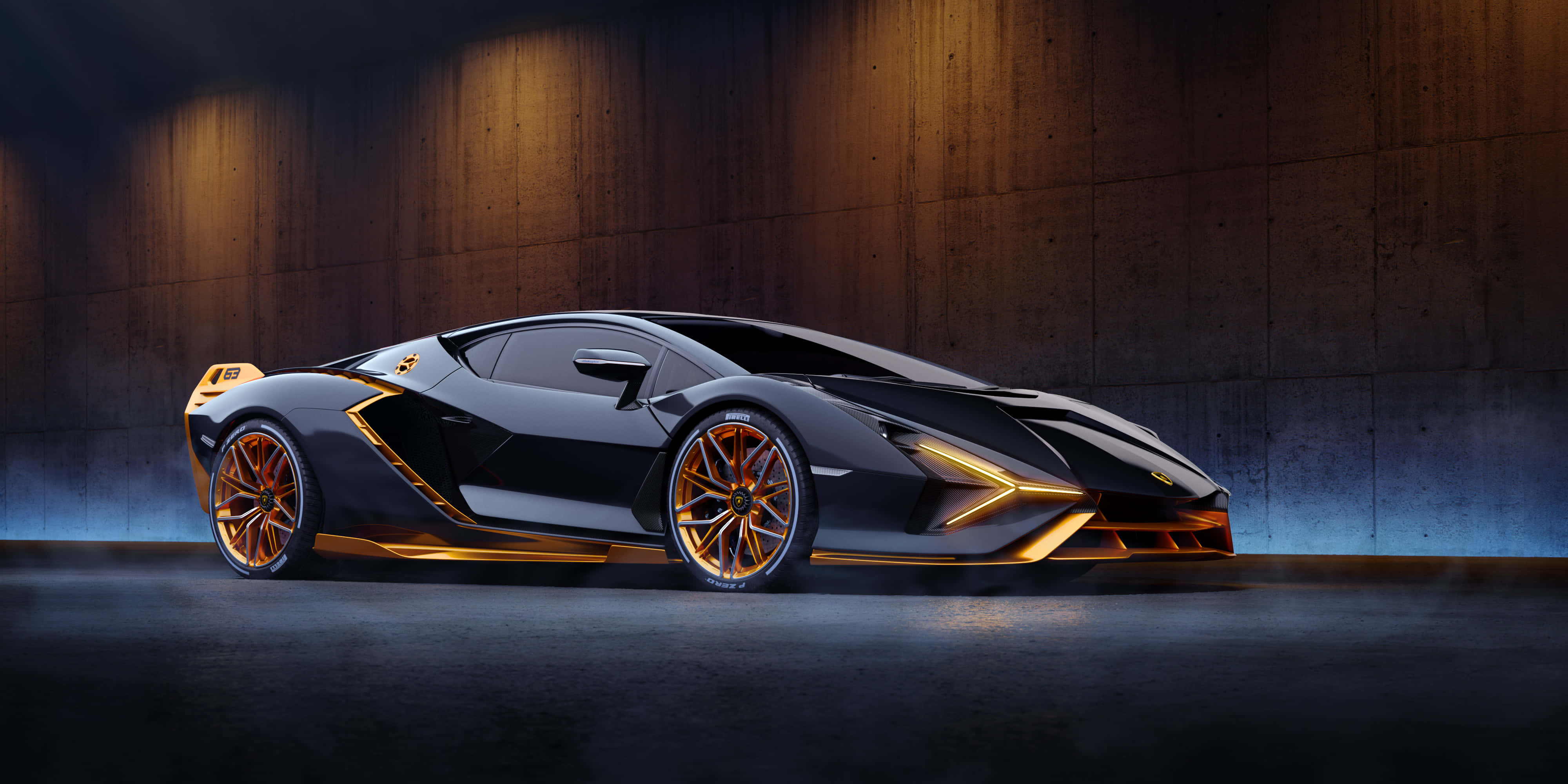"Maranasan ang Kapangyarihan ng isang Lamborghini" Wallpaper