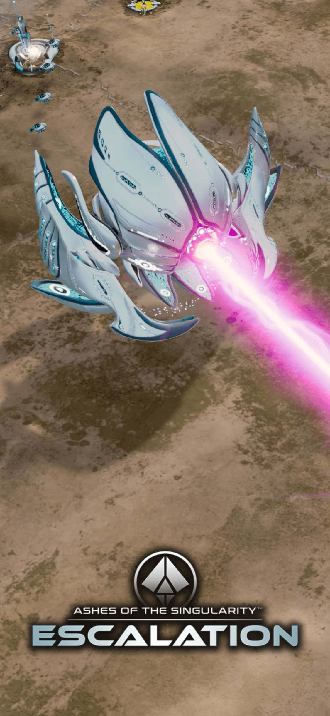 Maranasan ang Kilig ng Ashes Of The Singularity Escalation sa Iyong iPhone X Wallpaper