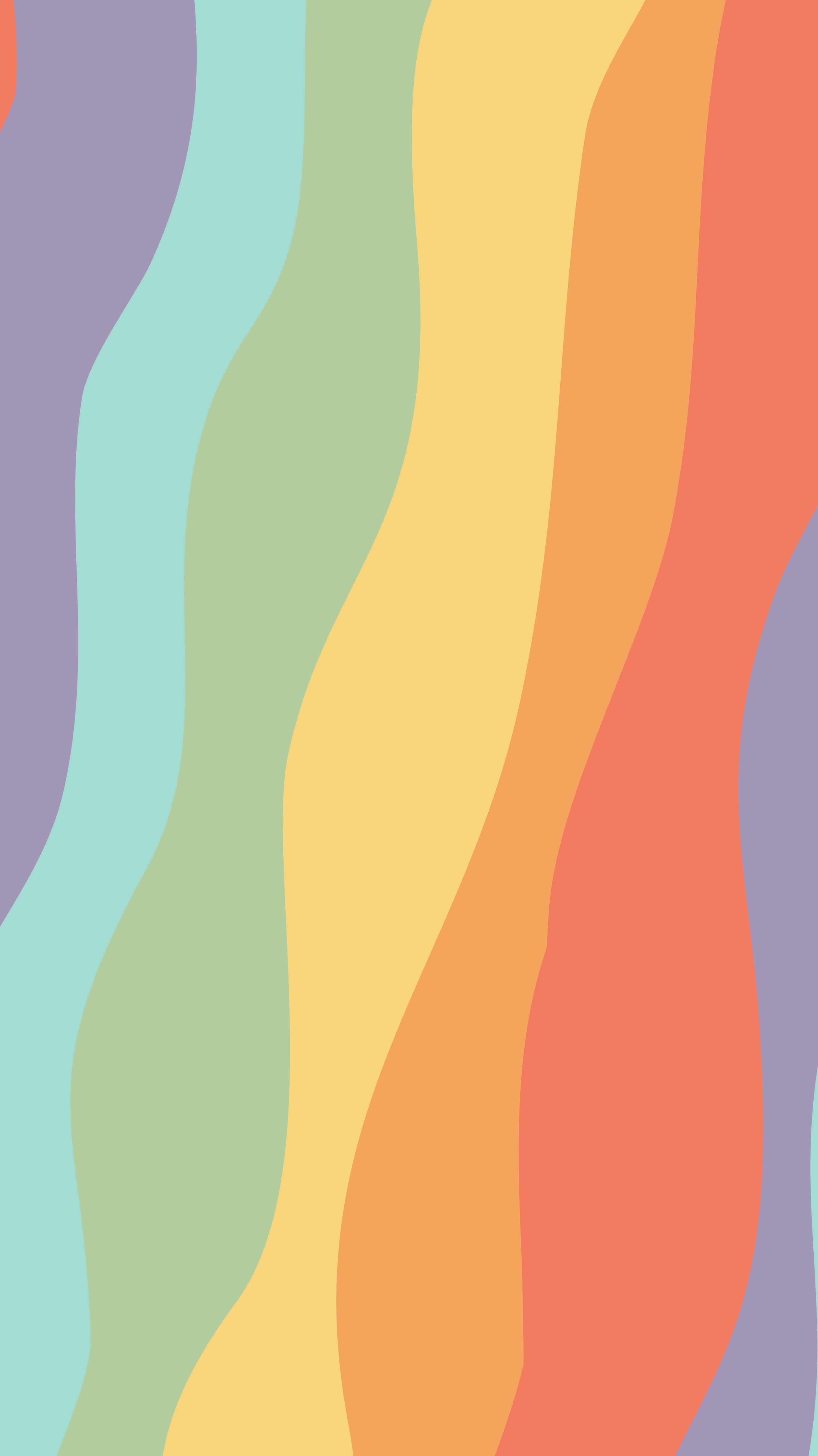 Maranasan ang mga kulay ng saya at kaligayahan gamit ang Rainbow Aesthetic Wallpaper