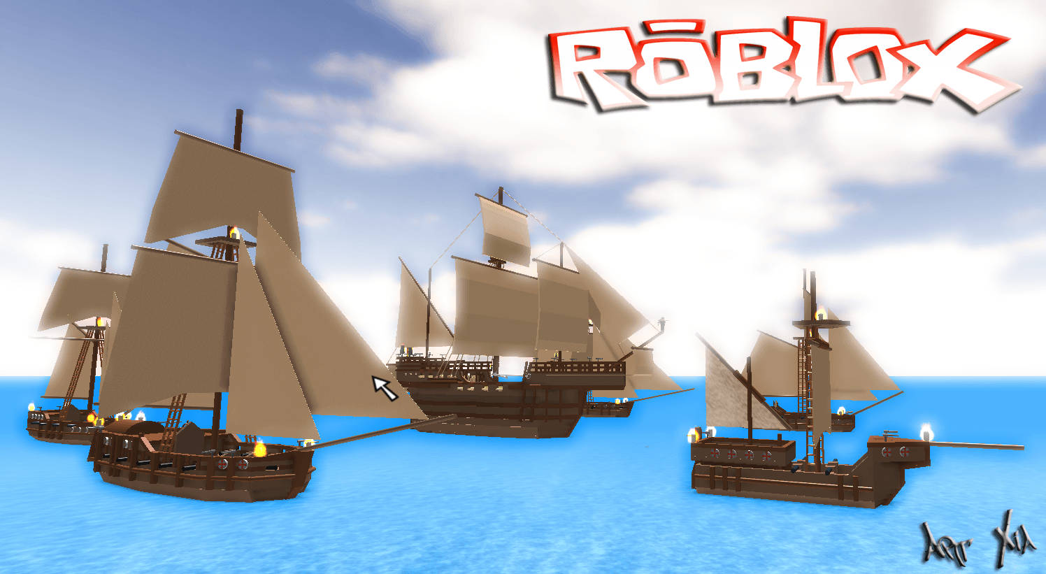 Maranasan ang mga Pakikipagsapalaran ng Piracy sa Roblox Wallpaper