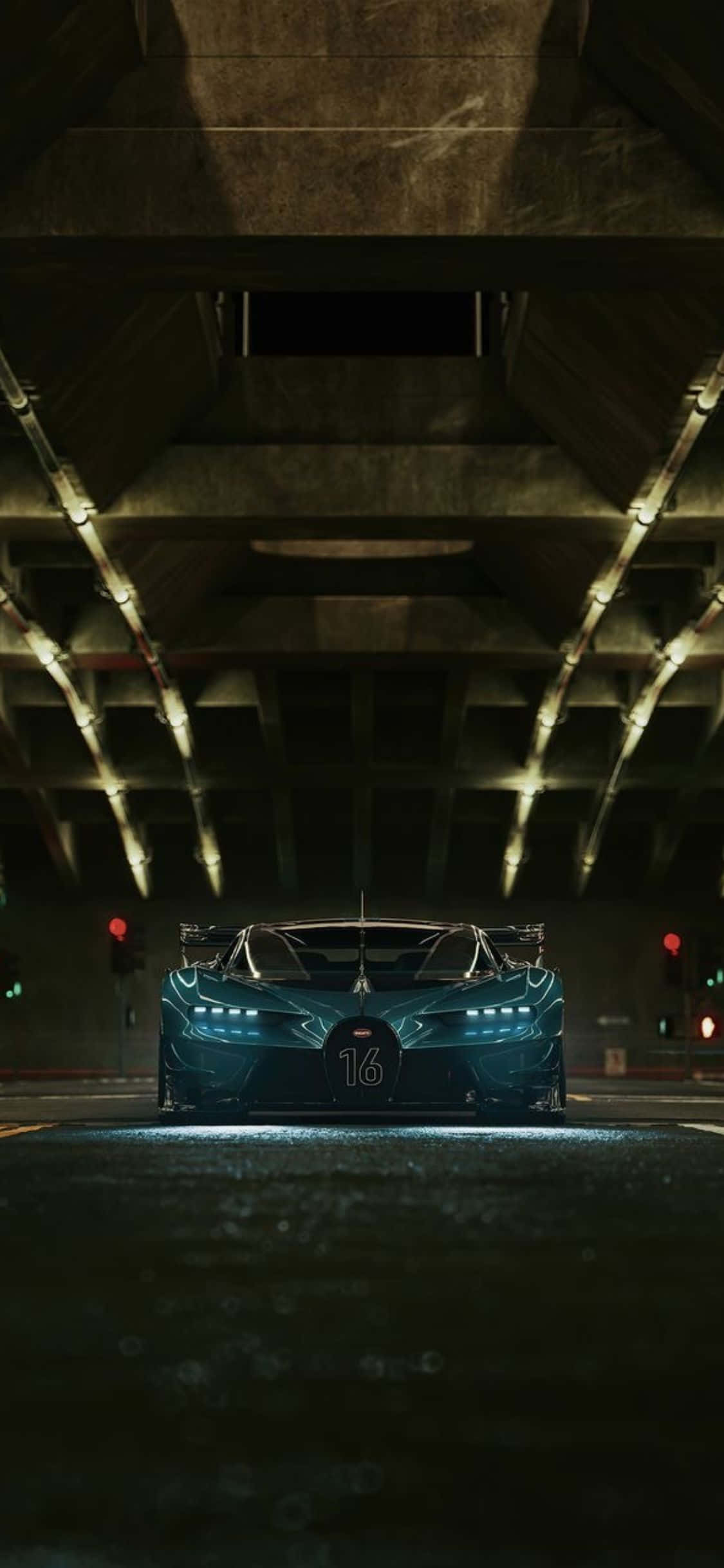 Maranasan ang Pinakamabilis na Pagmamaneho gamit ang iPhone Xs Bugatti Wallpaper