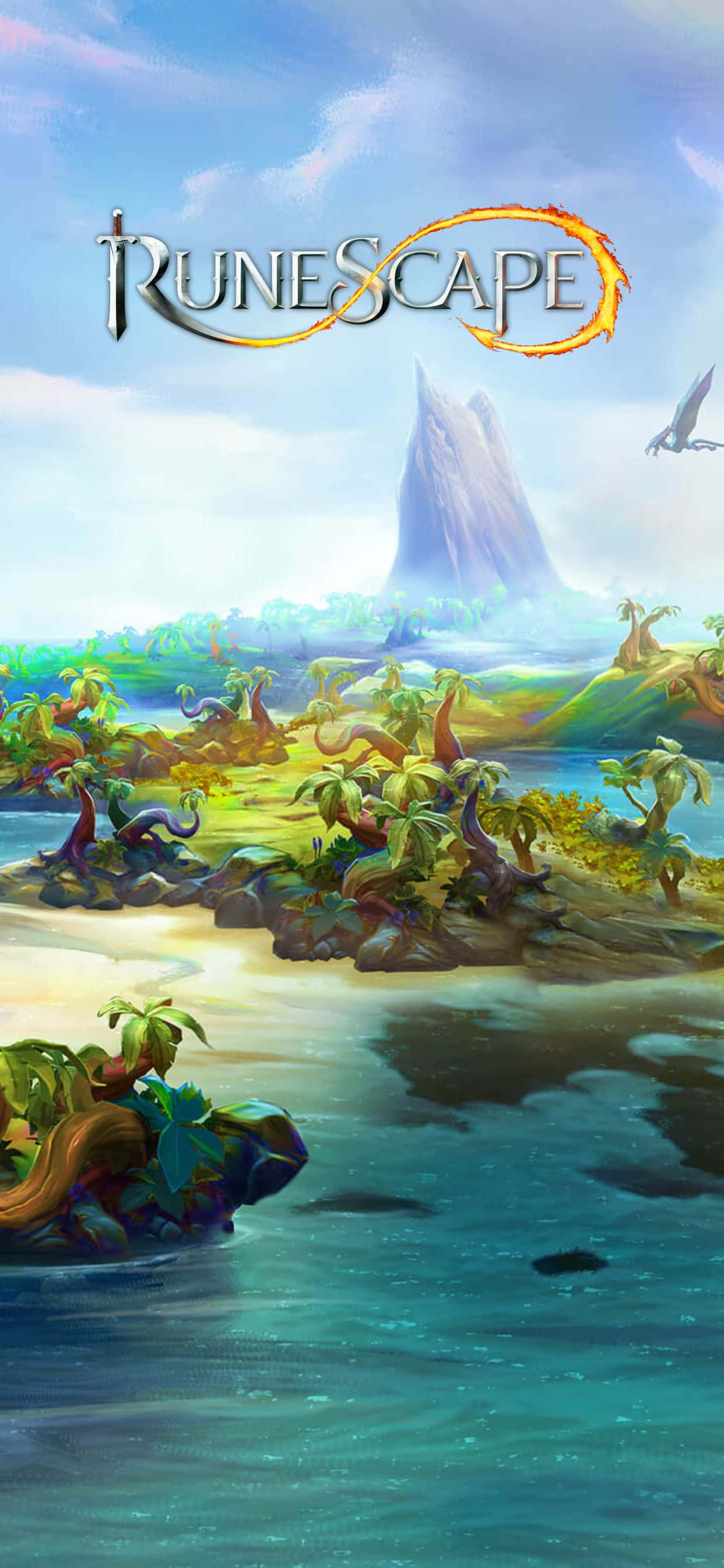 Maranasan ang Pinakamataas na Pakikipagsapalaran ng Runescape gamit ang iPhone Xs Max Wallpaper
