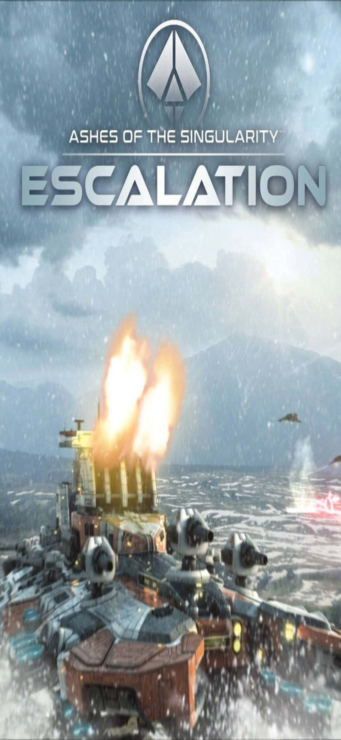 “Marasan ang Kasabikan ng Ashes of the Singularity sa isang iPhone X” Wallpaper