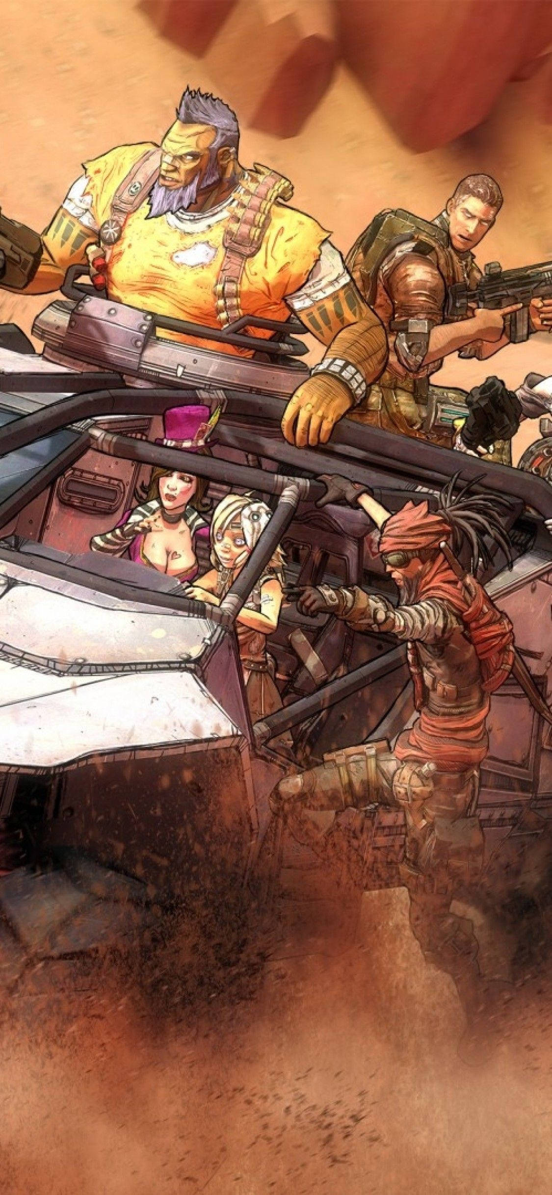 Marasan ang kilig ng isang intergalactic adventure kasama ang Borderlands sa iyong iPhone. Wallpaper