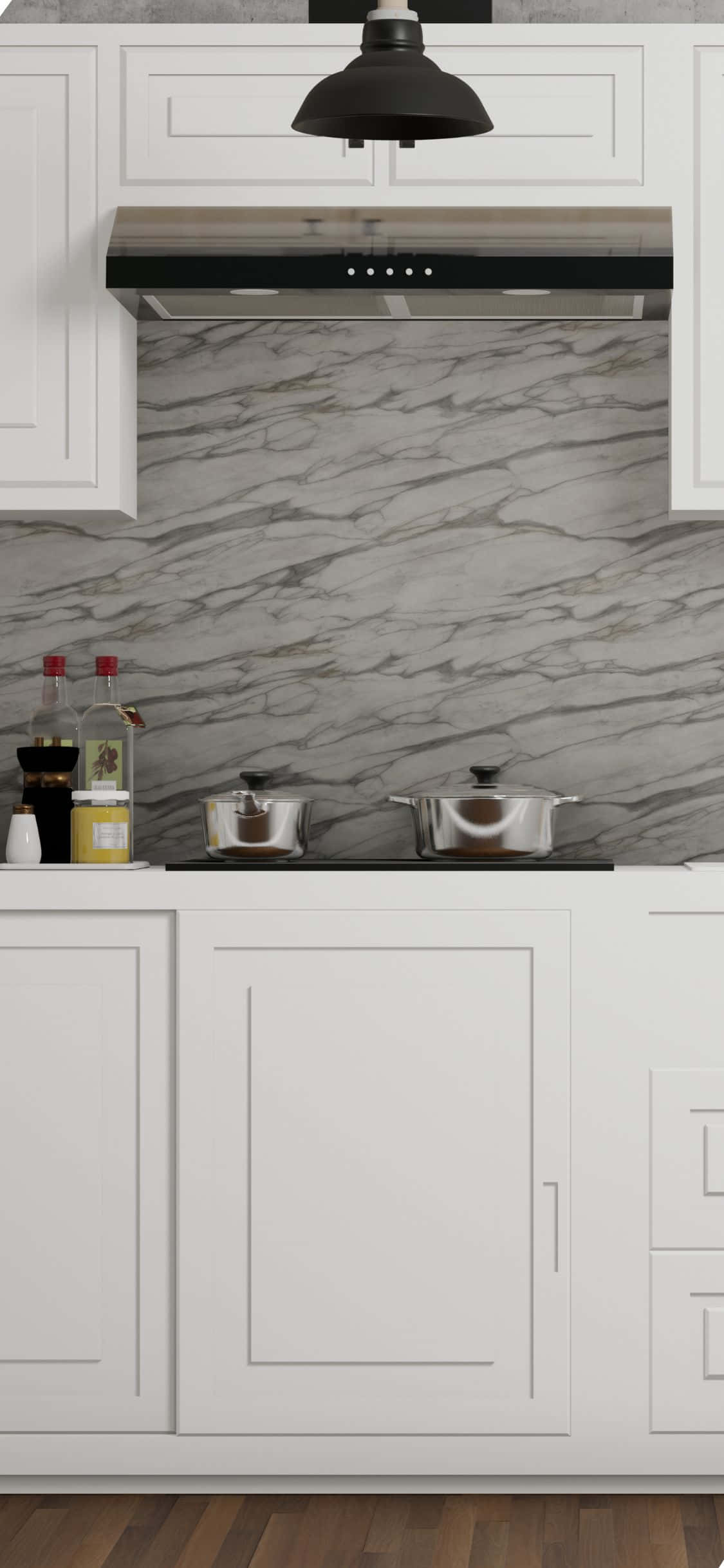 Marble Wall iPhone X Kitchen Background Wallpaper