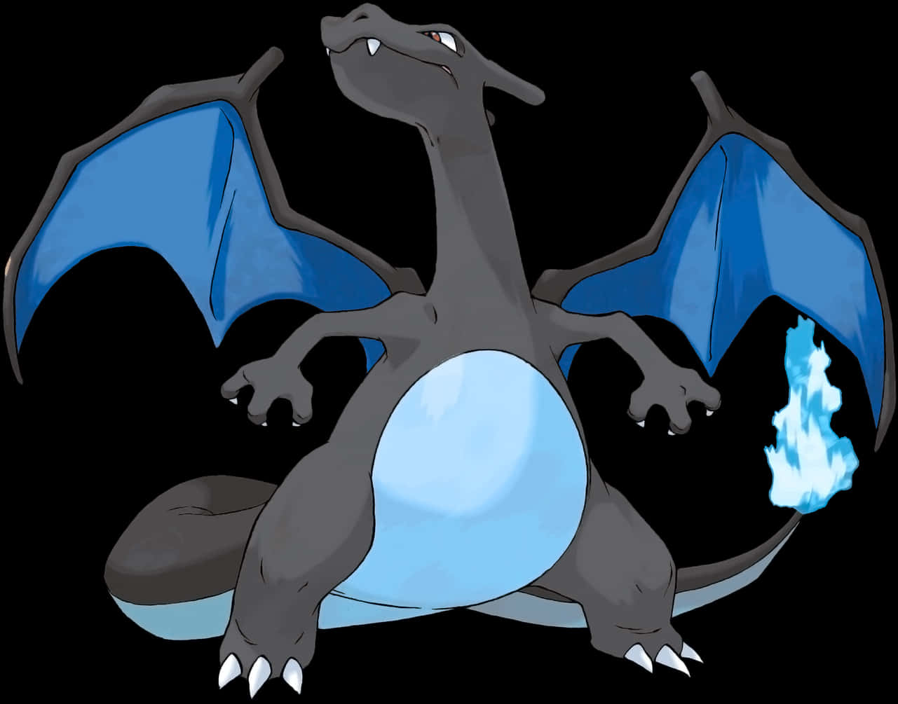 Marilag na Charizard na may Nagliliyab na Buntot Wallpaper