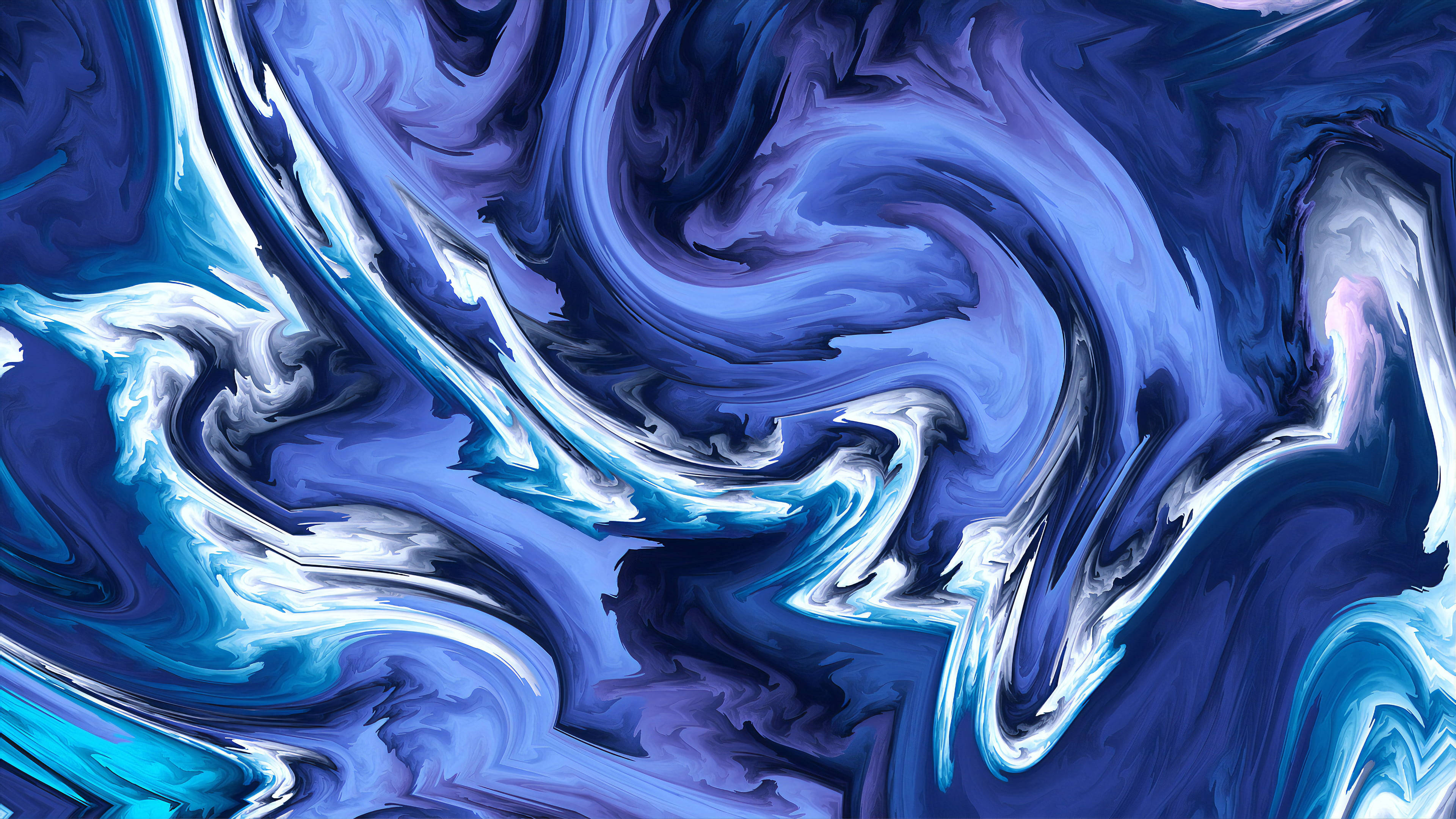 Marmol na Pintura Aesthetic Dark Blue HD Wallpaper