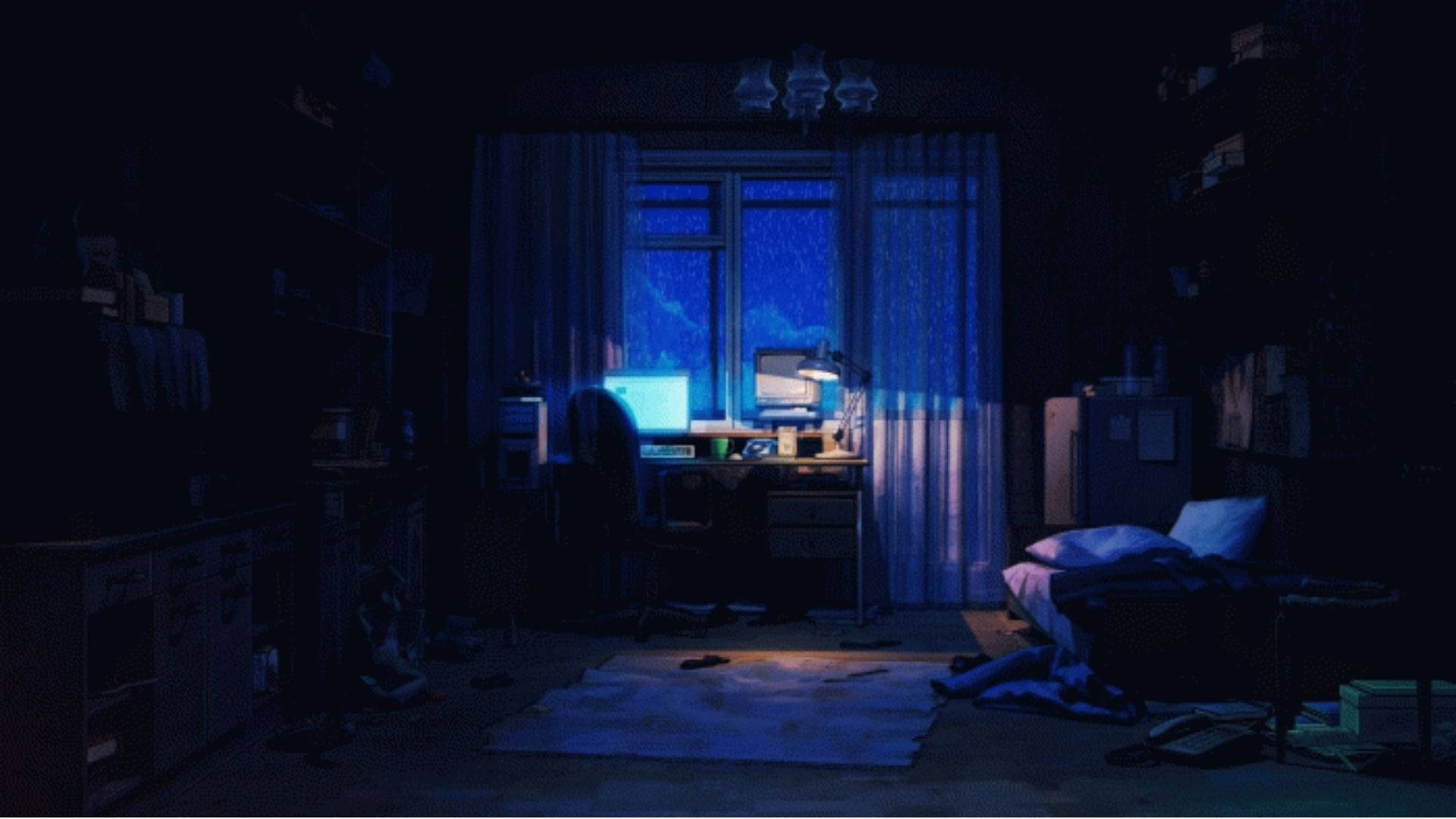 Maruming Anime Room Wallpaper