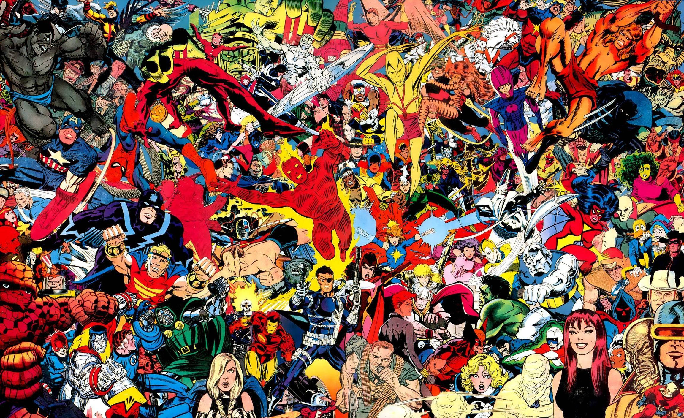 “Marvel Comics: Mahigit 80 Taon ng Pagbibigay-Buhay sa mga Superhero” Wallpaper