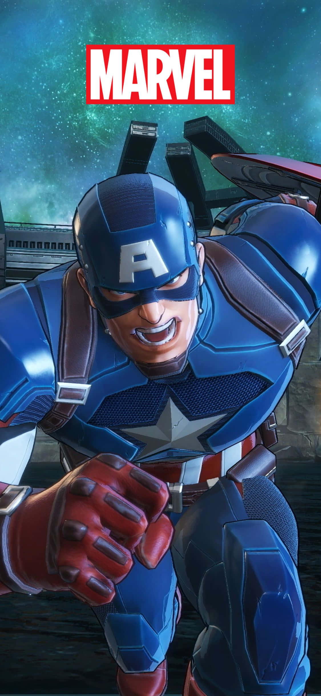 Marvel Ultimate Alliance 3 Captain America iPhone XS Marvel Background Wallpaper