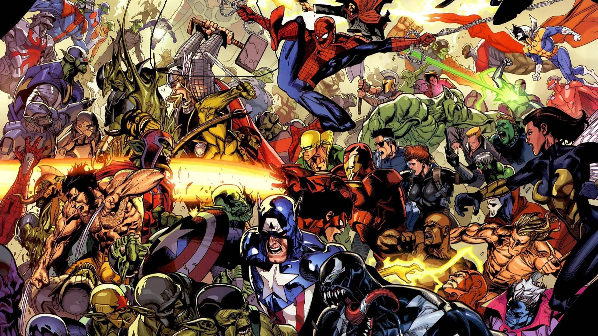 Marvel's All In One Wallpaper