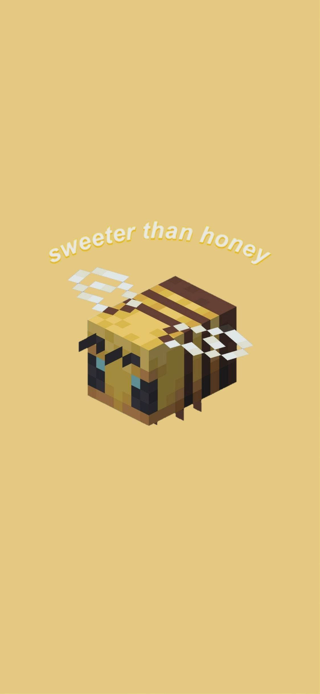 Mas Matamis sa Pukyawan Minecraft Bee Wallpaper