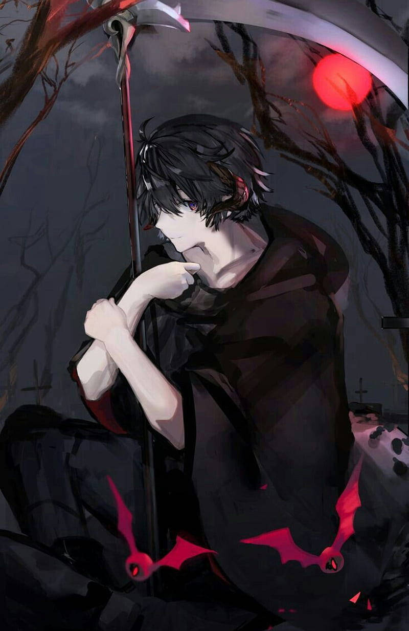 Masamang Batang Edgy na Anime Pfp Wallpaper