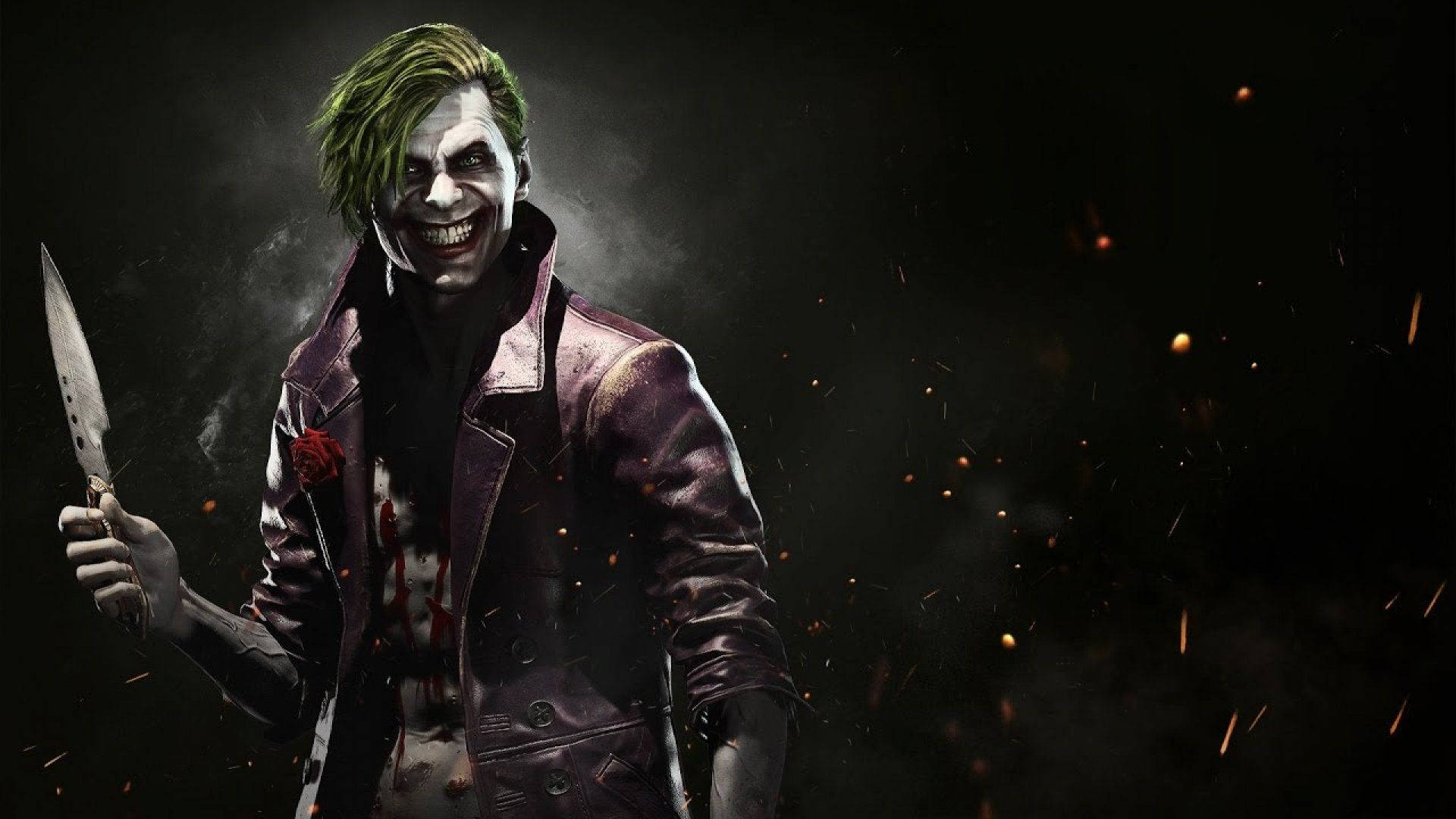 Masamang Ngiti ng Joker Wallpaper