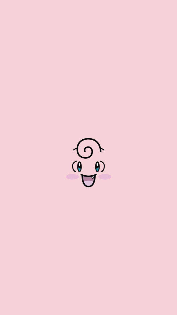 Masayang Clefairy Pokemon iPhone Wallpaper