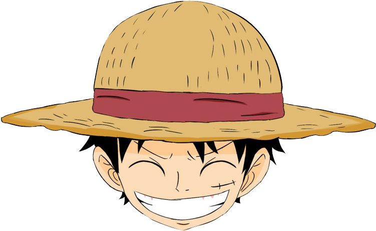 Masayang Ekspresyon ni Luffy mula sa One Piece Wallpaper