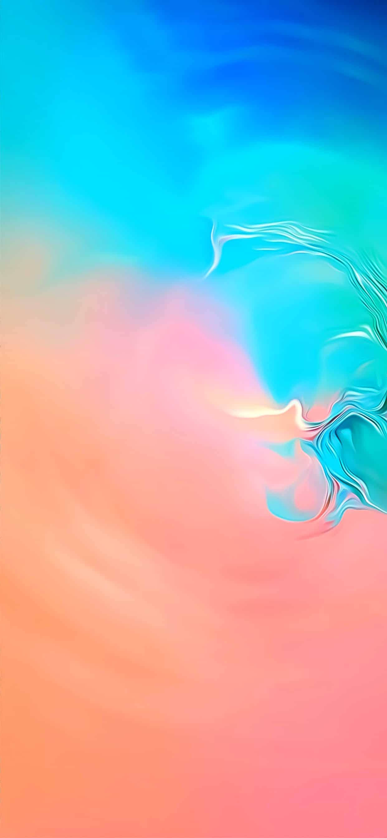 Masayang Makulay na Bliss gamit ang Samsung Galaxy S10 Wallpaper