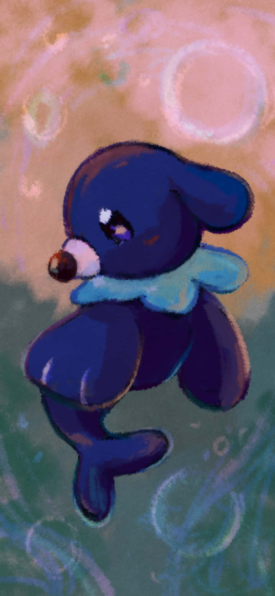 "Masayang Pagwiwis ni Popplio: Pinakamahusay na Kasama para sa Pakikipagsapalaran sa Water Pokemon" Wallpaper