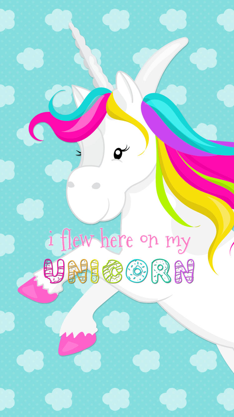 Masdan, ang maringal na unicorn. Wallpaper