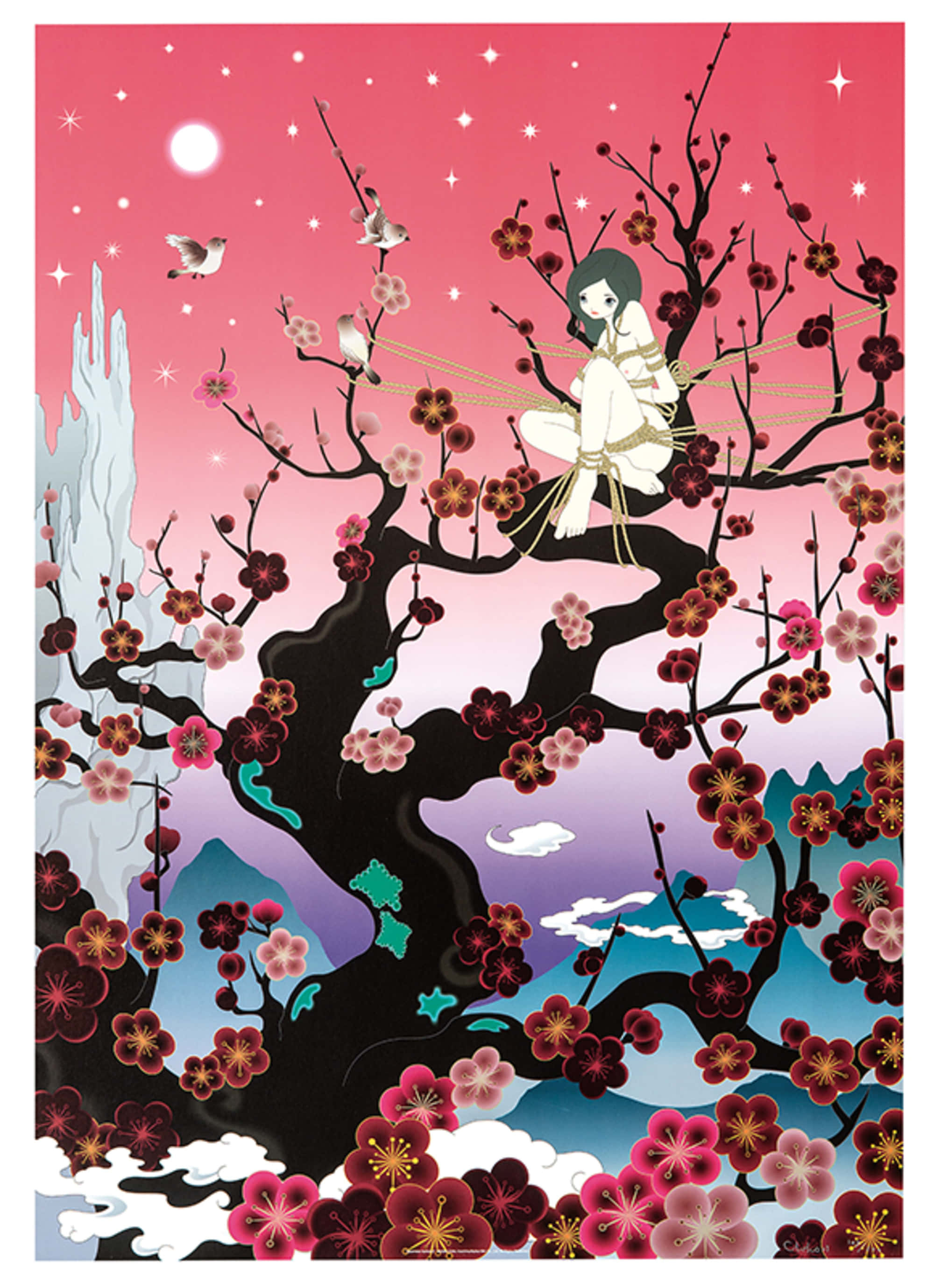 Masiglang Japanese Pop Art Wallpaper