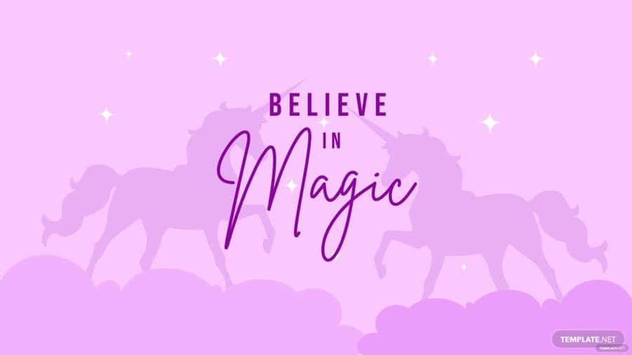 Masiglang Mahiwagang Pangarap ng Isang Unicorn 🦄 Wallpaper