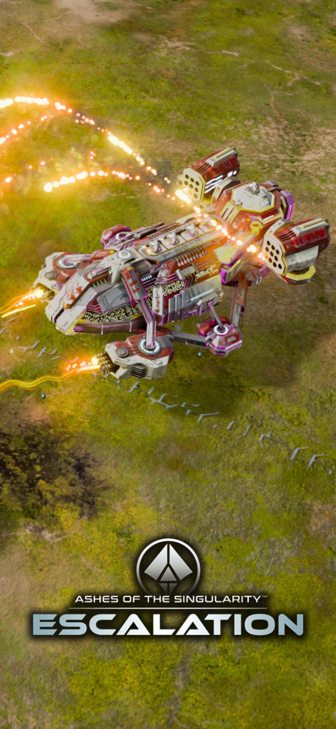 Masiyahan sa isang action-packed gaming experience kasama ang iPhone X at Ashes Of The Singularity Escalation. Wallpaper