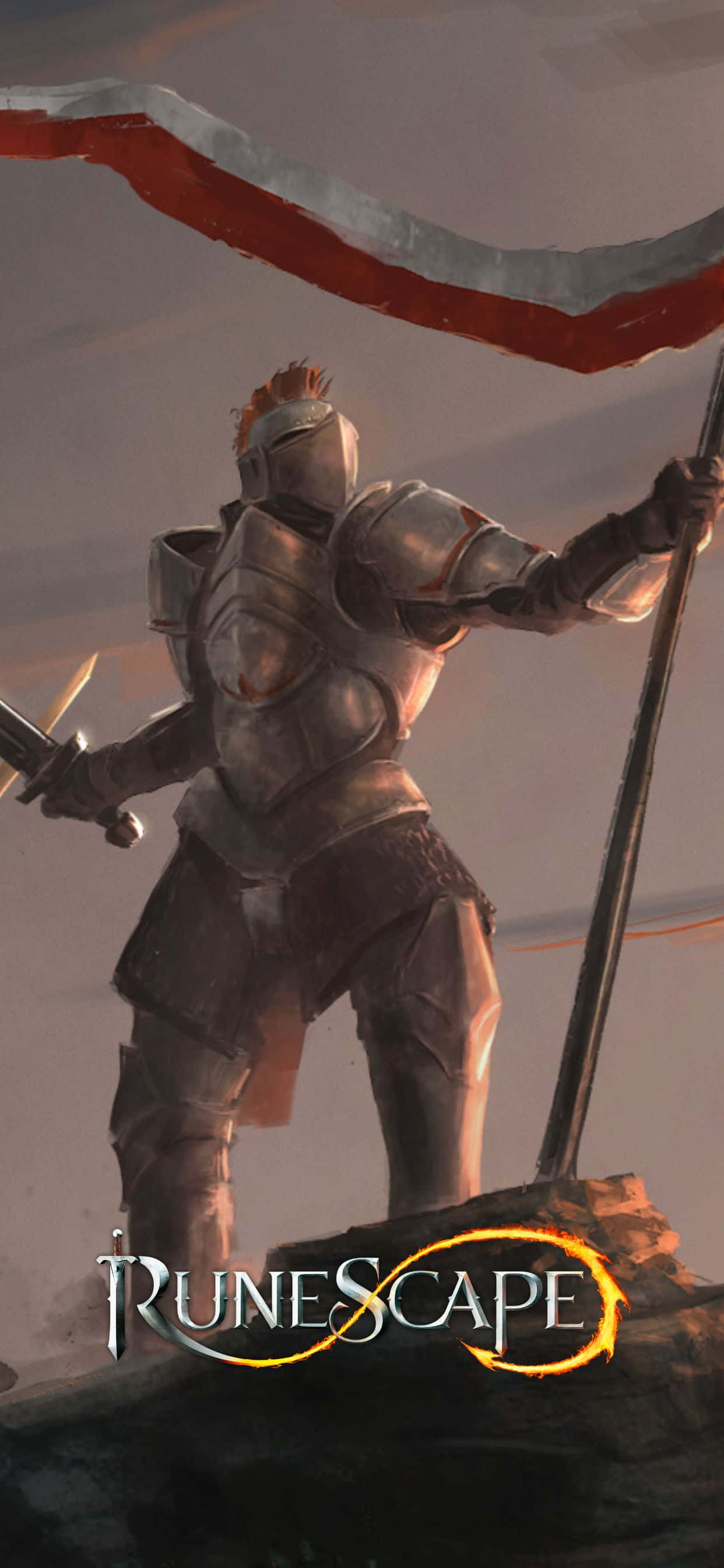 Masiyahan sa isang immersive gaming experience gamit ang iPhone Xs Max Runescape Wallpaper