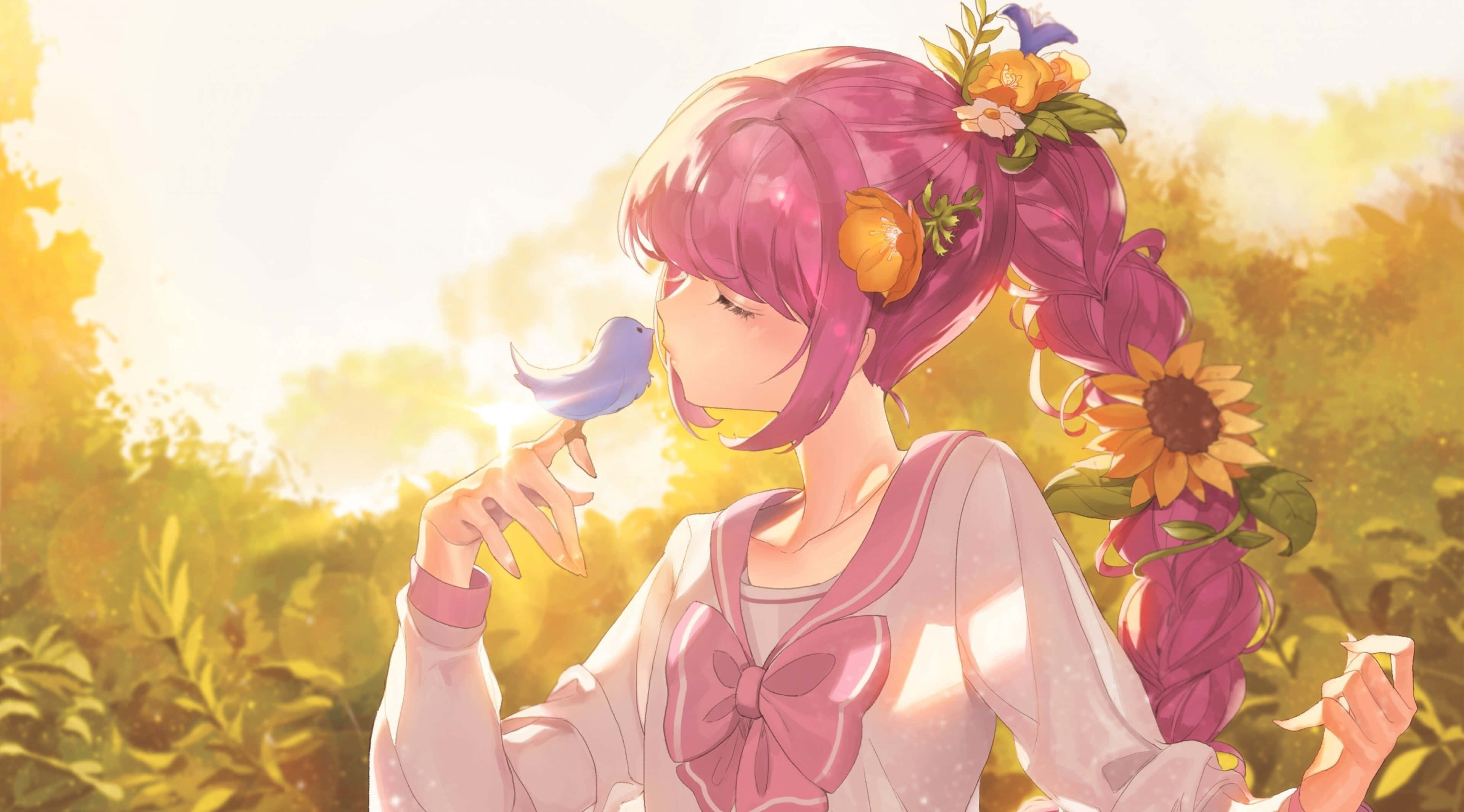Masiyahan sa kahanga-hangang 4K na karanasan sa anime Wallpaper