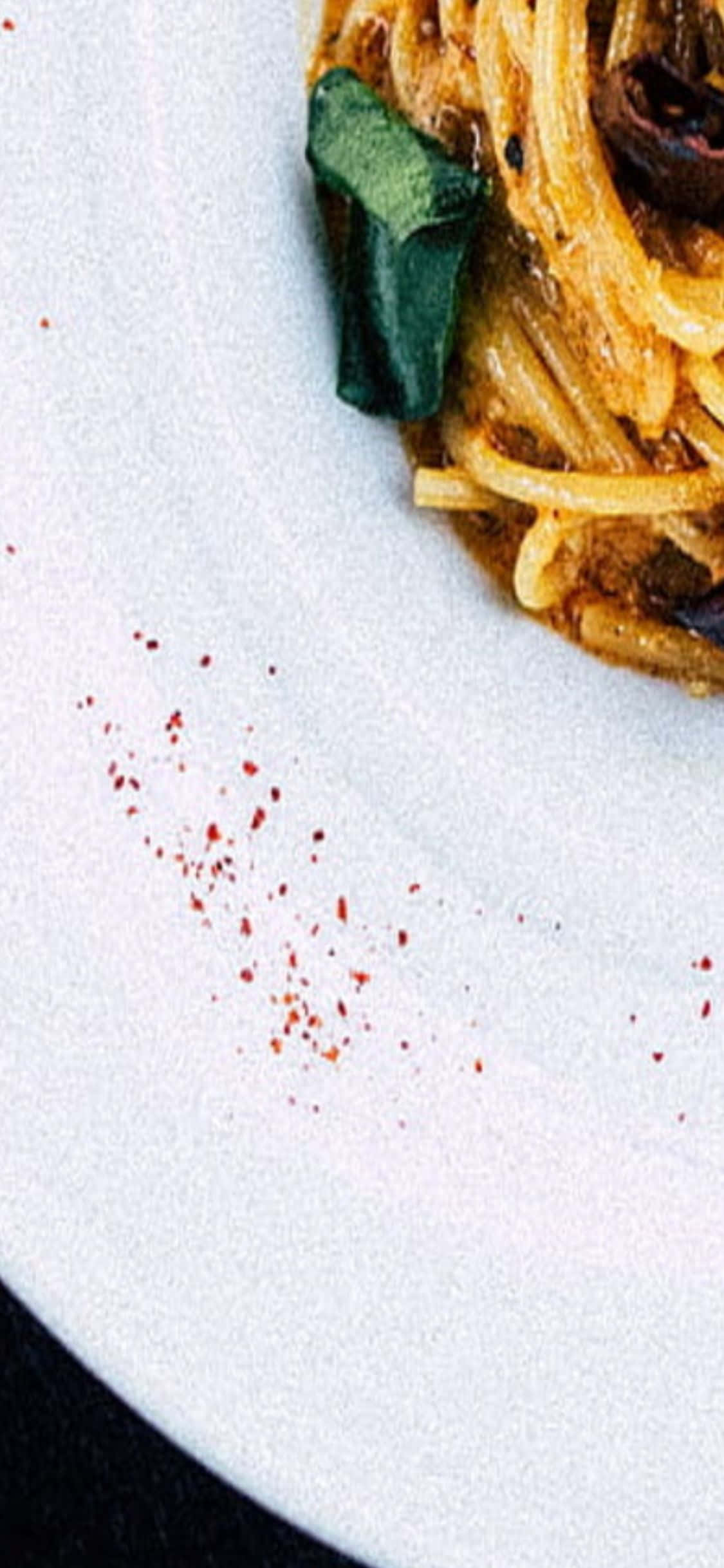 Masiyahan sa Masarap na Italian Cuisine gamit ang iPhone X Wallpaper